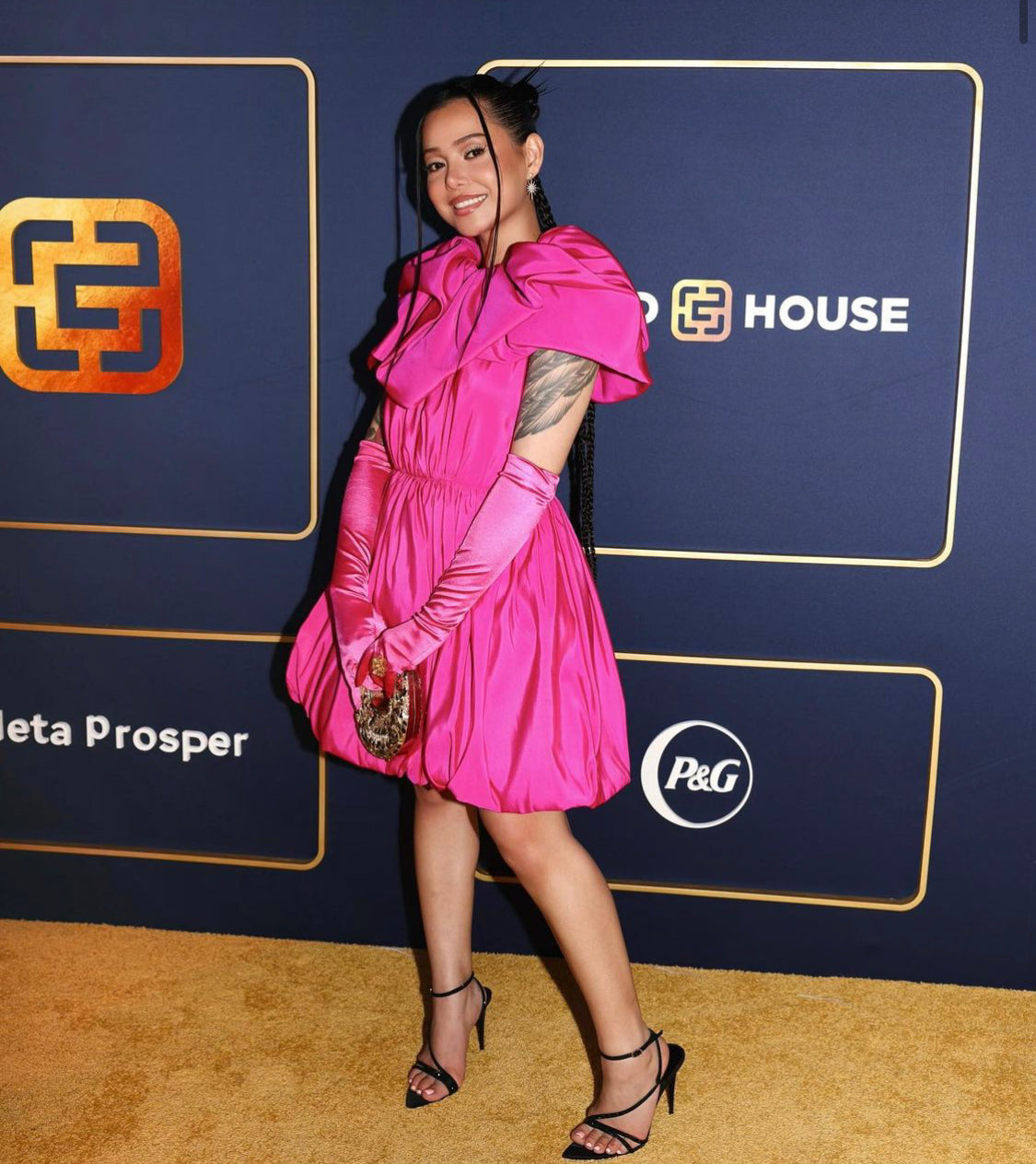 Bella Poarch Clutches Blumera at Gold House’s Inaugural Gold Gala Celebrating the A100 List With a Gathering of API Leaders