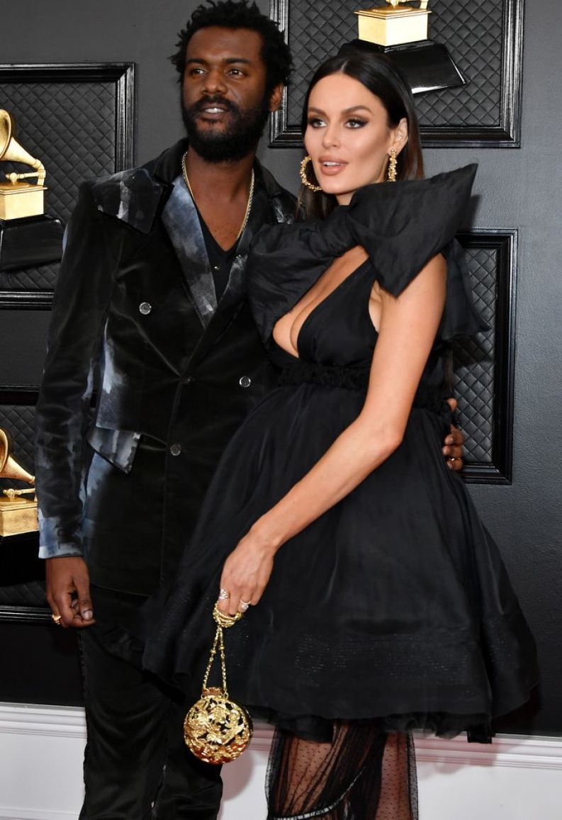 Blumera at the GRAMMYs 2020 Gary Clark Jr + Nicole Trunfio carries Conference of the Bird Bag