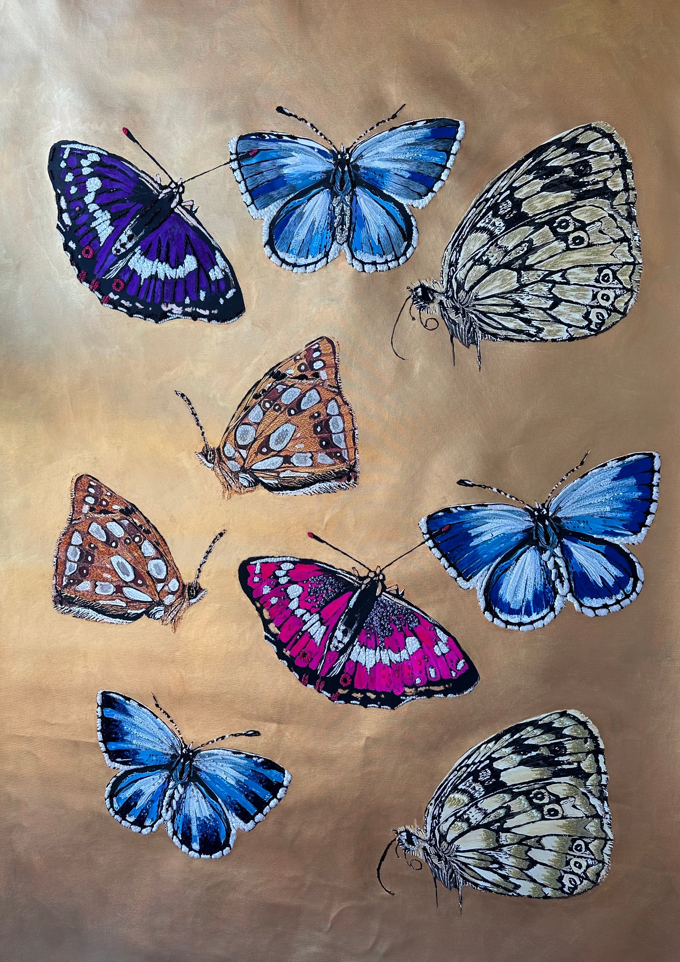 Commission Fusions of Mehera and Laurie Blum's Art and Paintings Fine Art Blumera