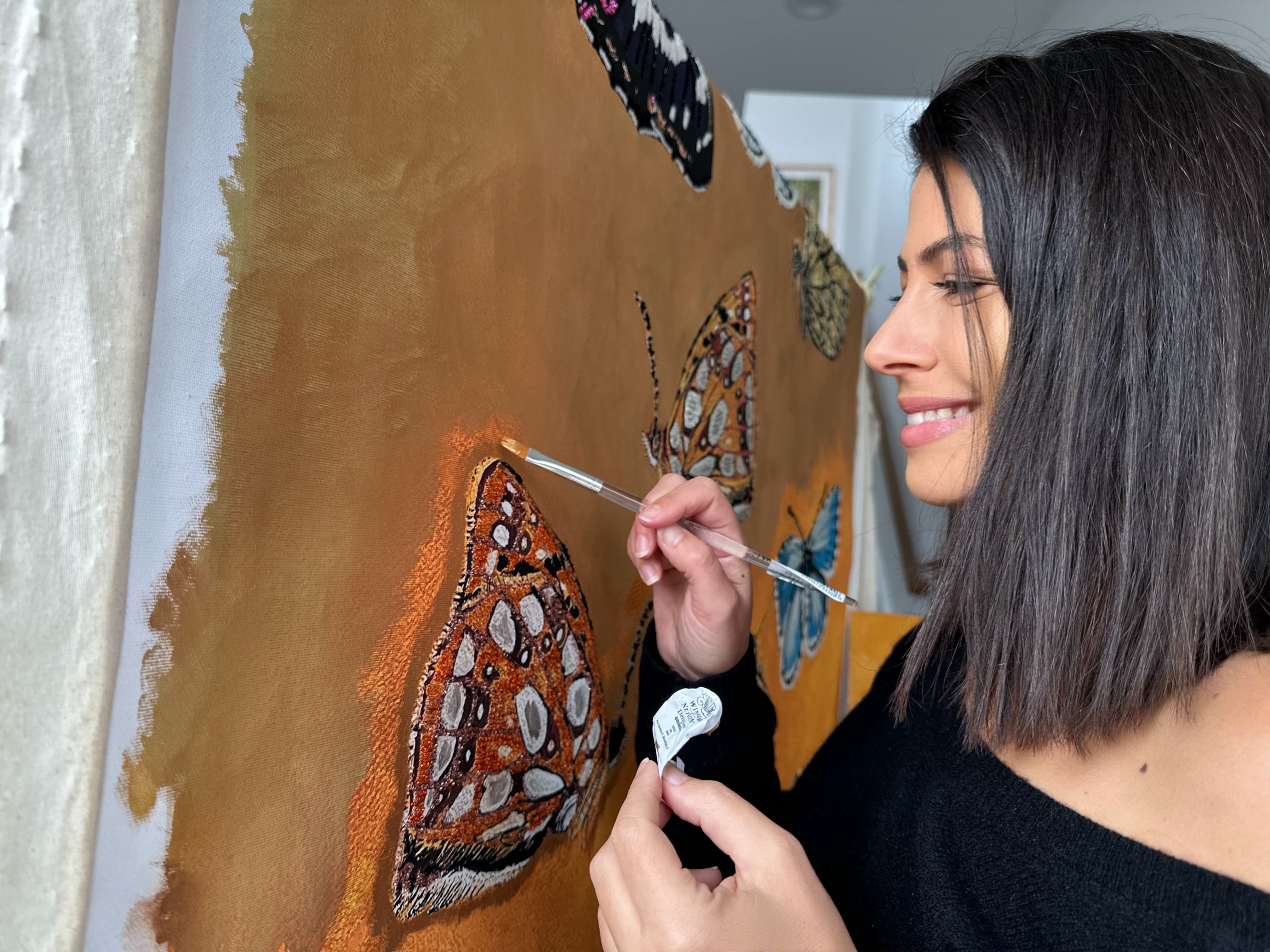 Commission Fusions of Mehera Blum and Laurie Blum's Art and Paintings Fine Art Blumera