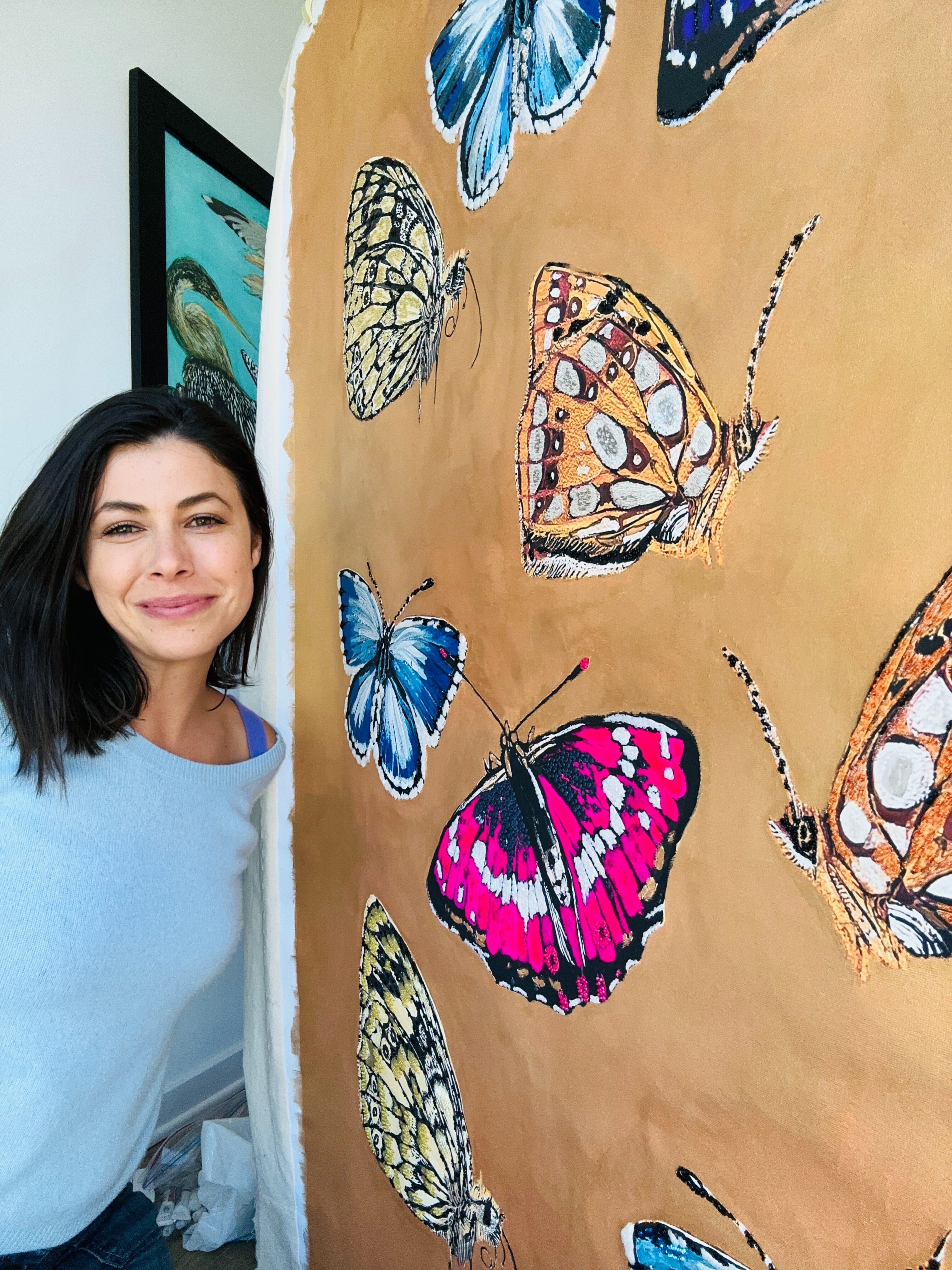 Commission Fusions of Mehera Blum and Laurie Blum's Art and Paintings Fine Art Blumera