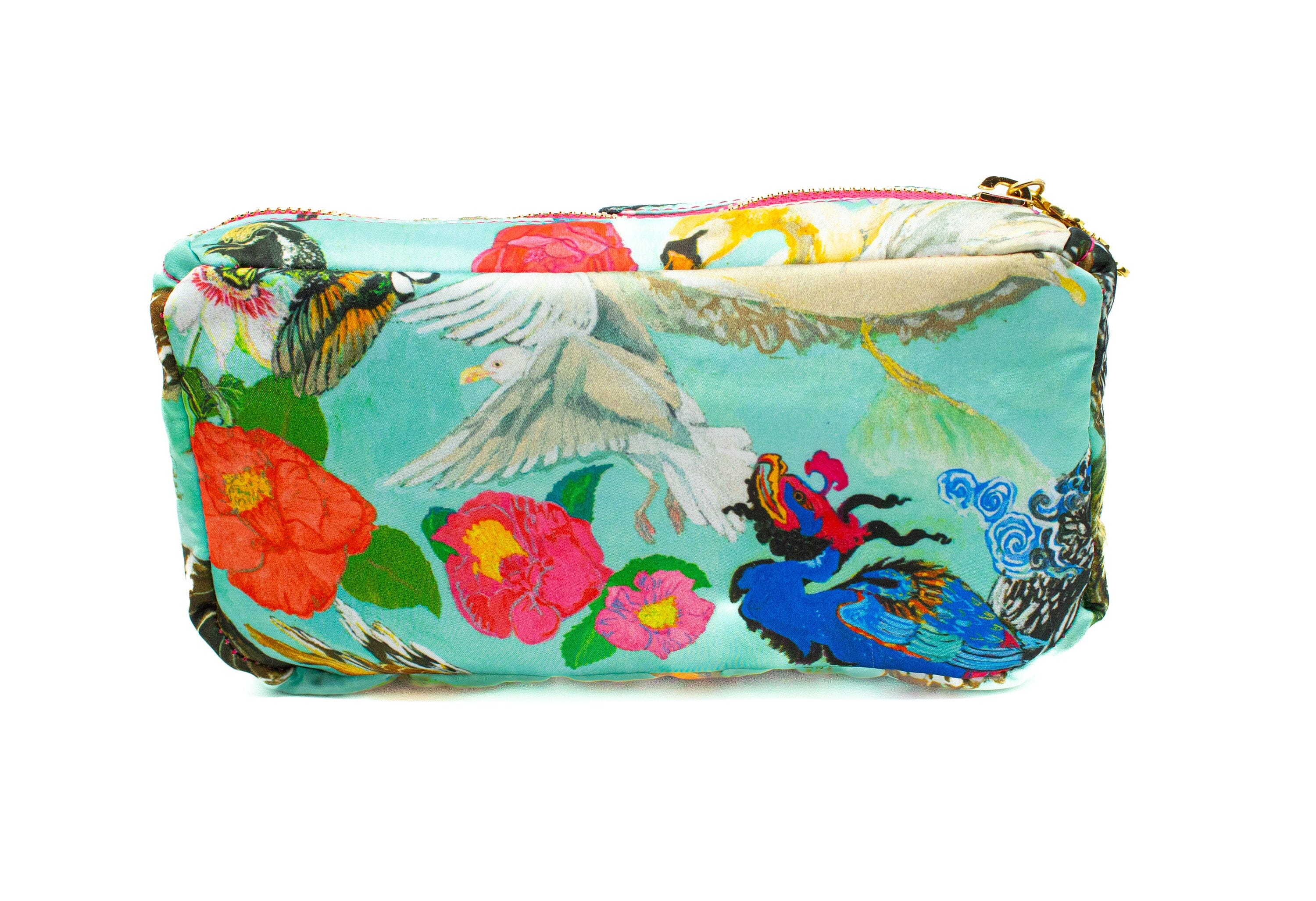 Conference of the Birds Silk Pouch Blumera