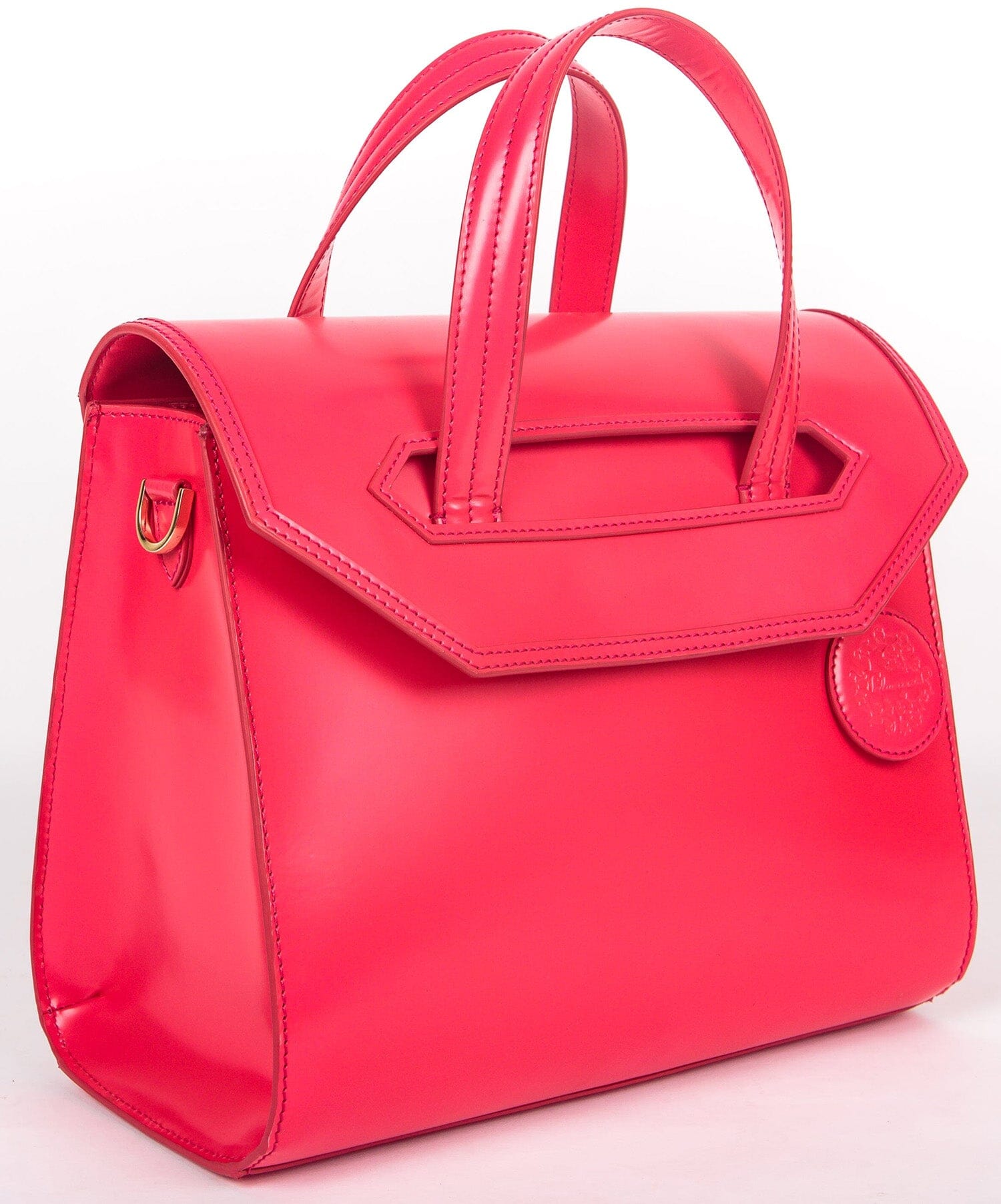 Poppies Large Satchel Pink Blumera