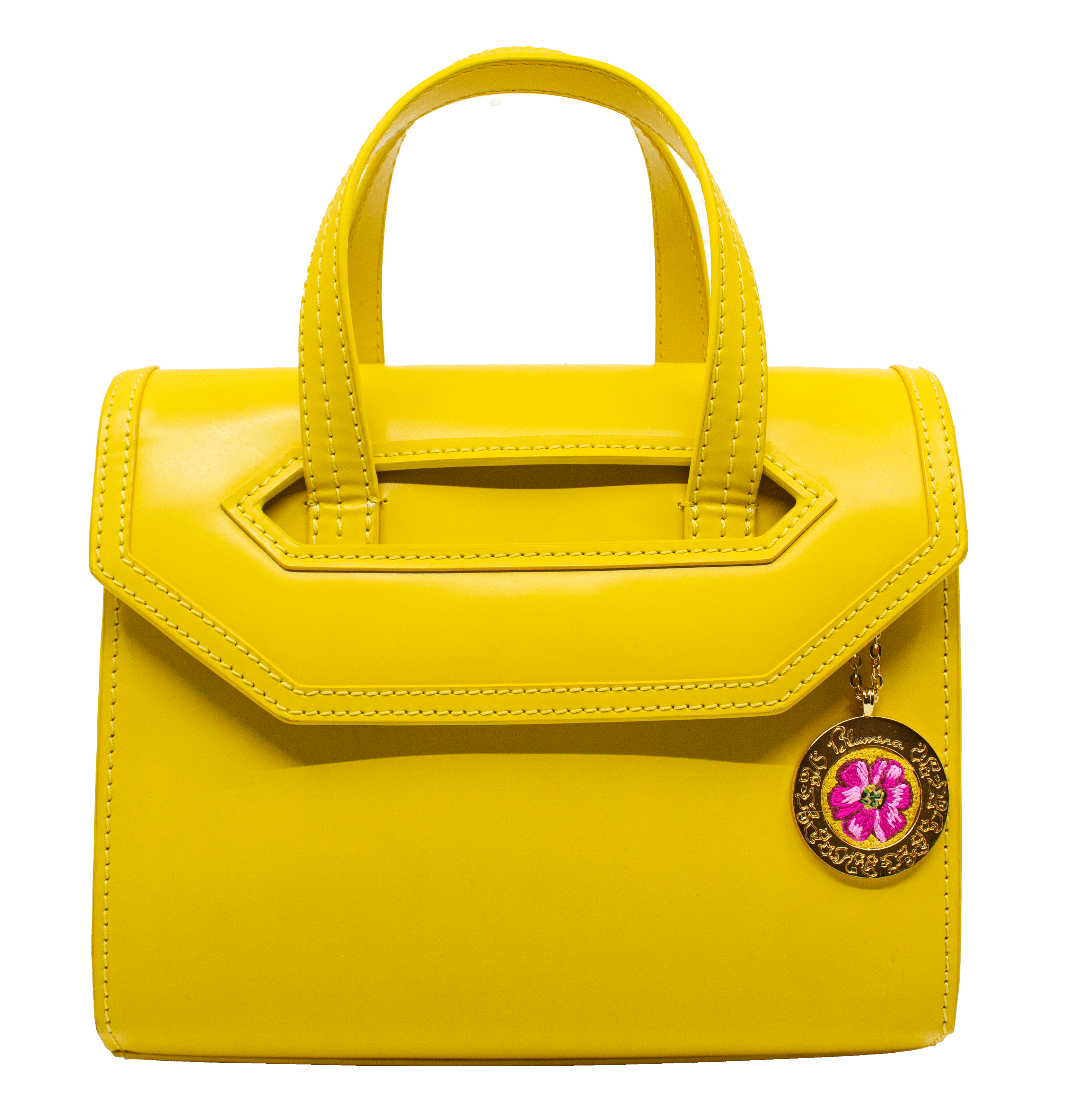 Poppies Large Satchel Yellow Blumera