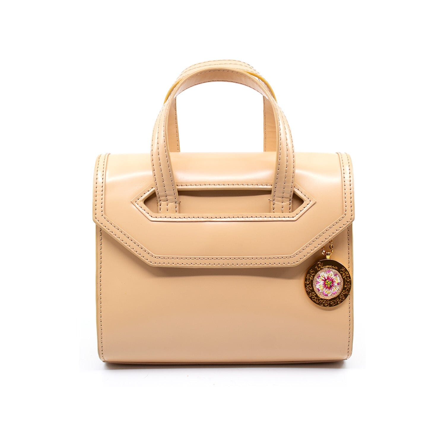 Poppies Mini Satchel Beige Blumera