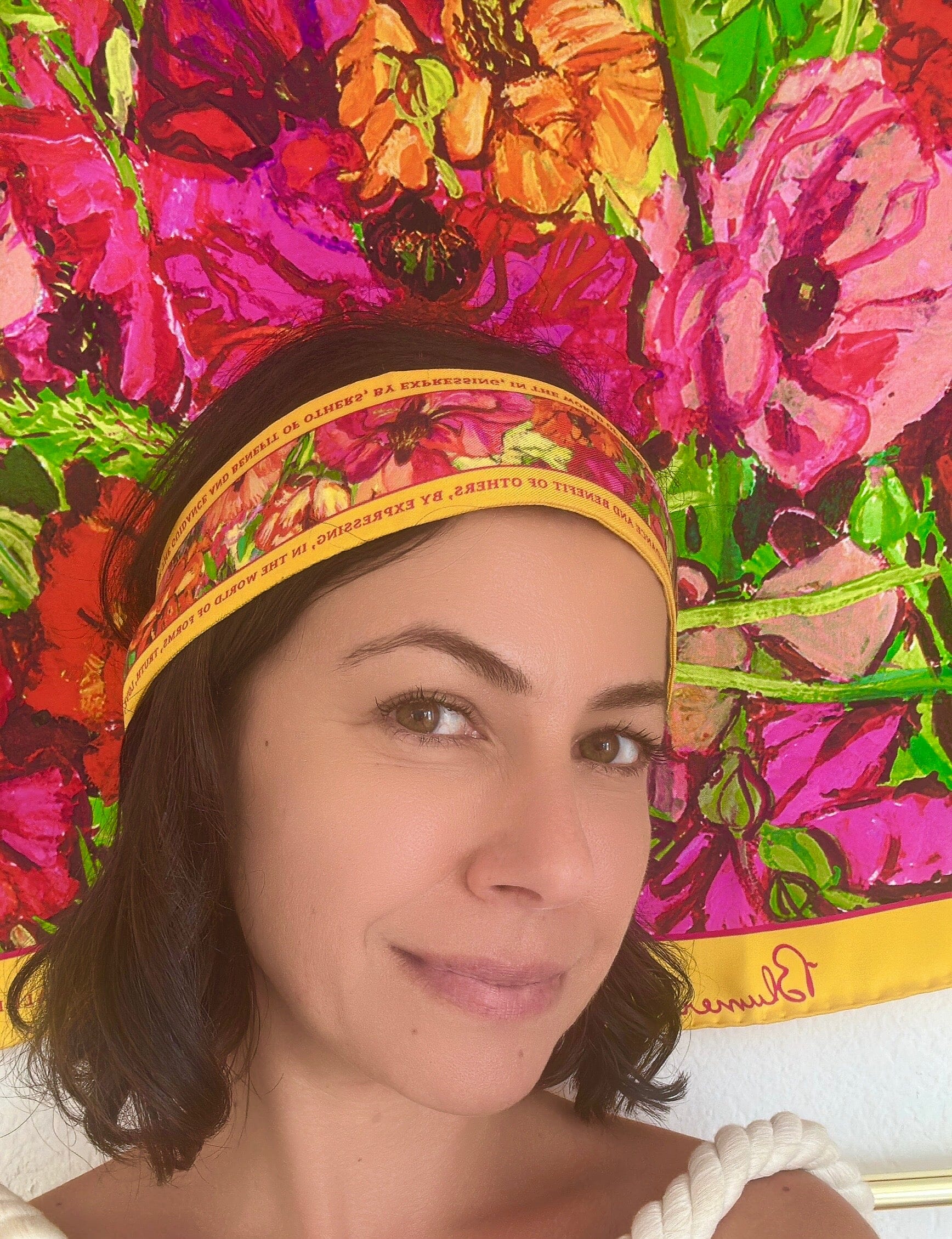 Poppies Silk Scarf Twilly scarf Blumera