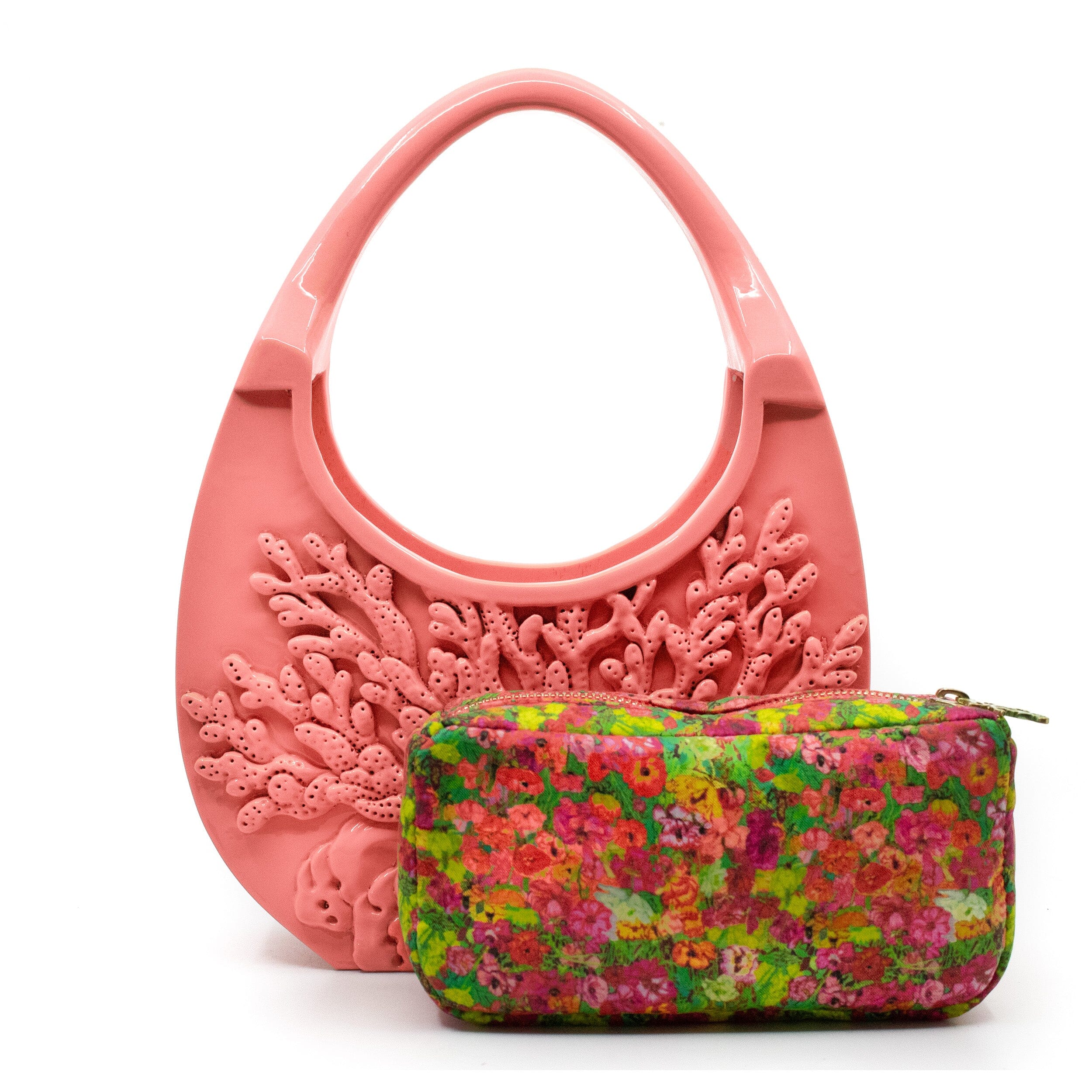 The Coral Casino Exclusive Hand-Carved Wood Limited Edition Tote Bag Blumera