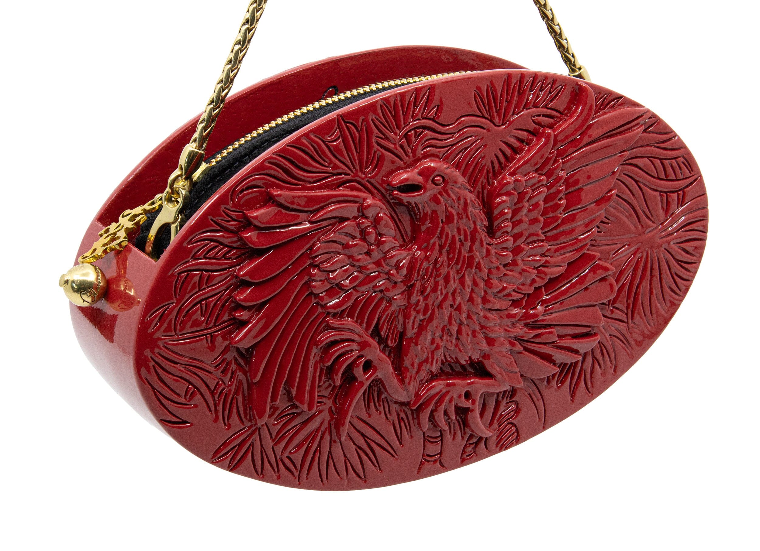 The Limited Edition Hand-Carved Gamecocks Clutch Blumera