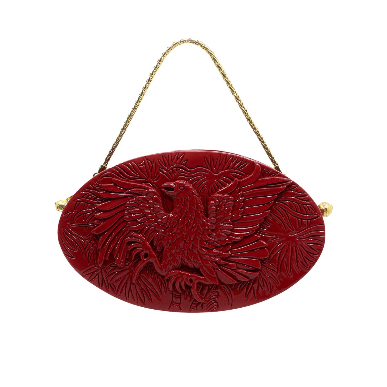 The Limited Edition Hand-Carved Gamecocks Clutch Blumera
