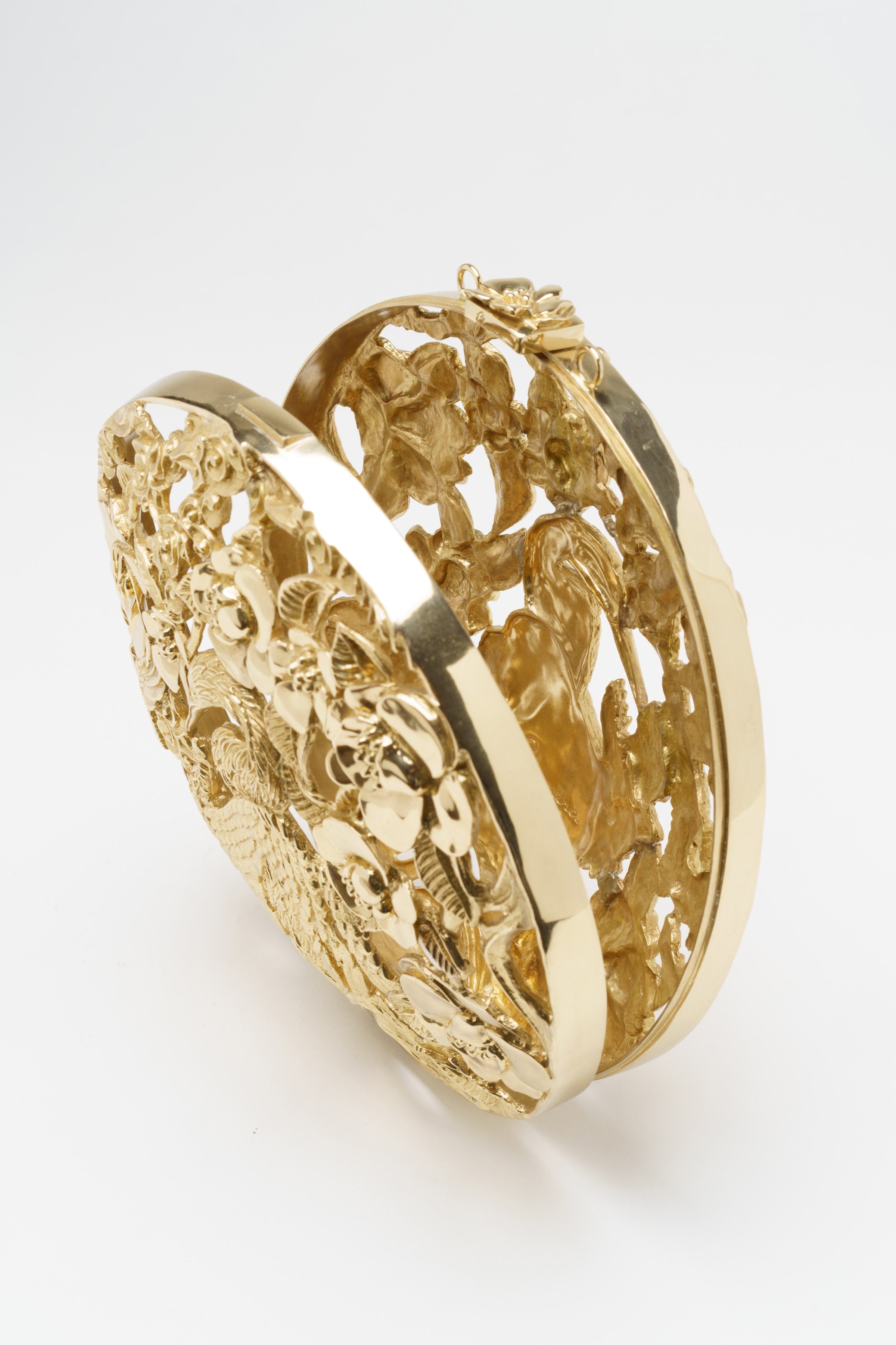 Anhinga Large Flat Circle Bag Bag Blumera