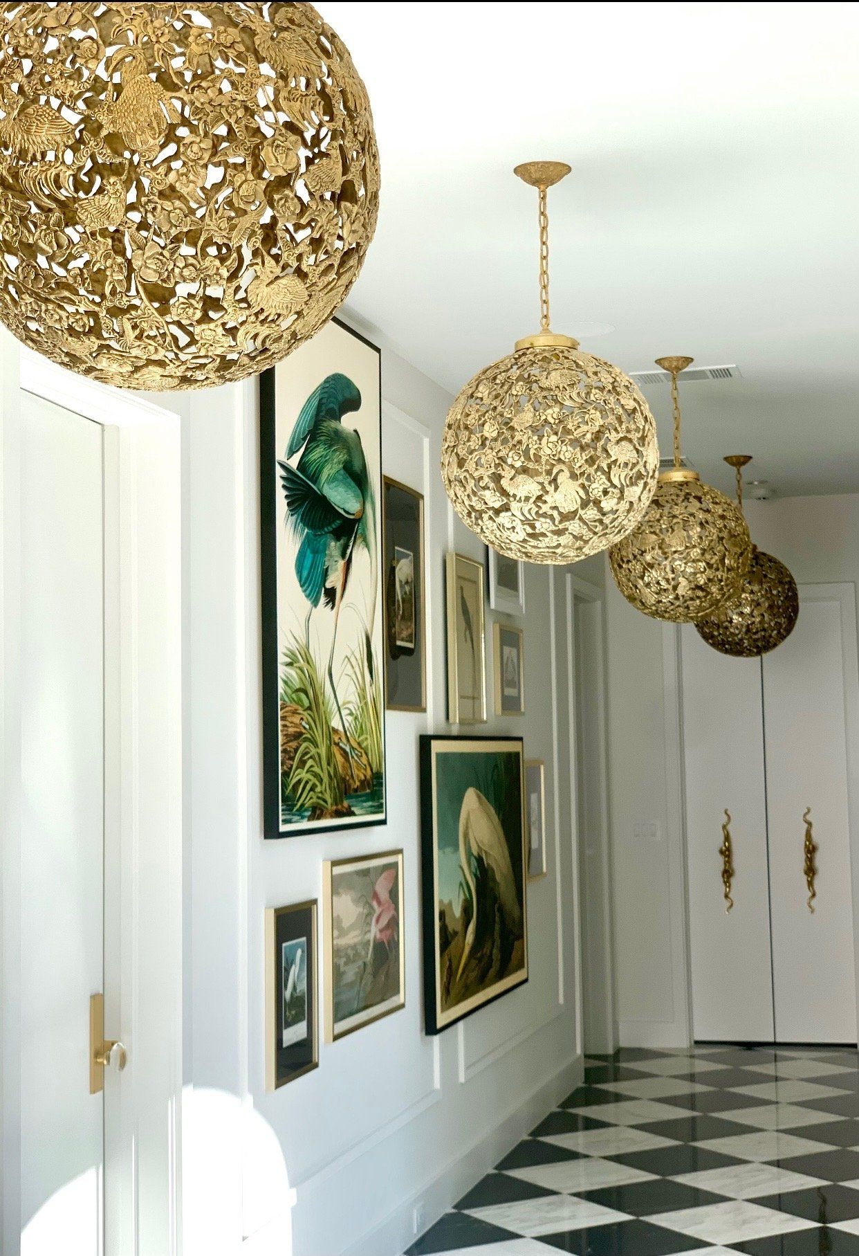Conference of the Birds Custom Light Fixtures Blumera