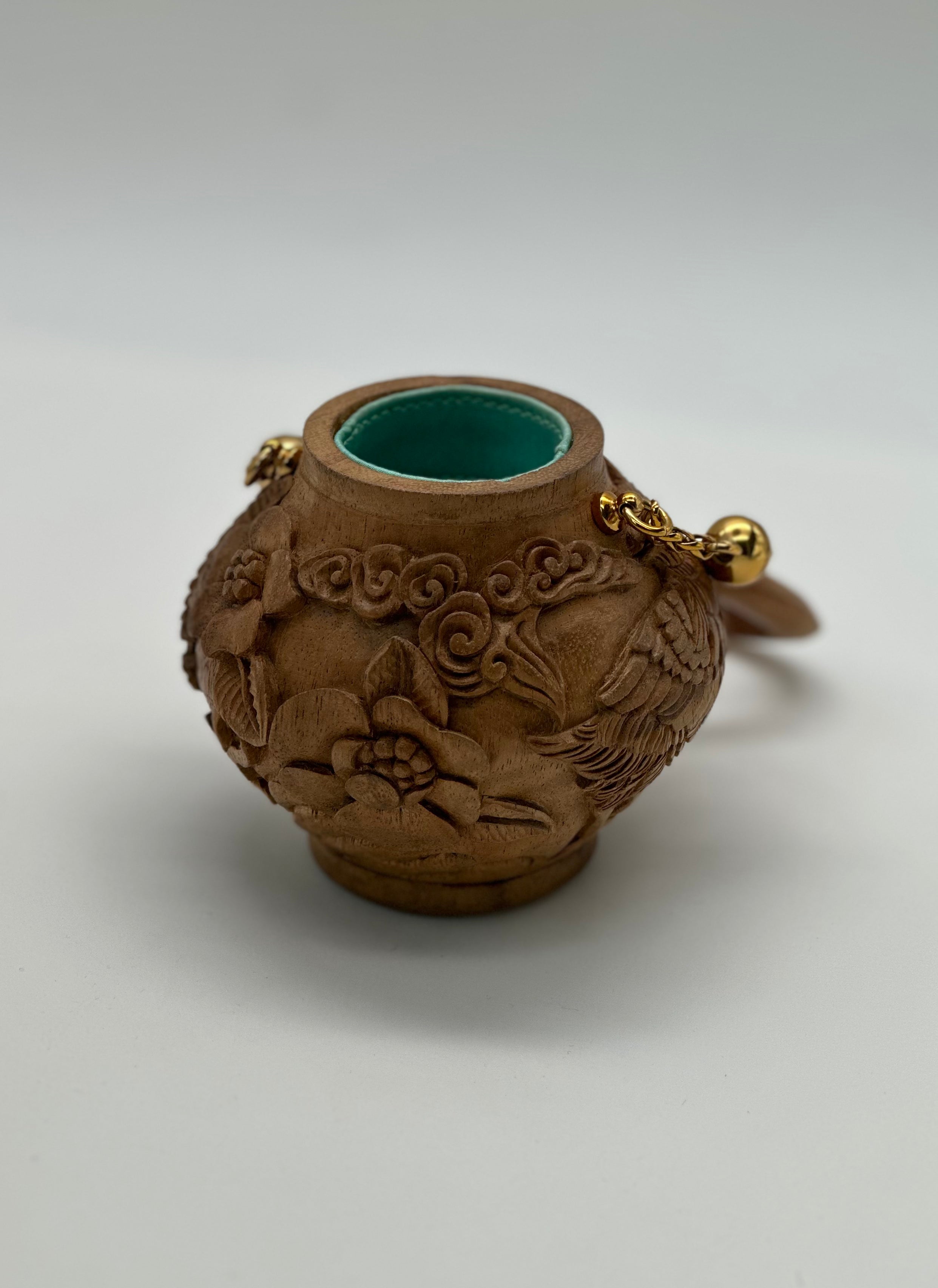 Conference of the Birds Wood Carved Vases Wood Blumera