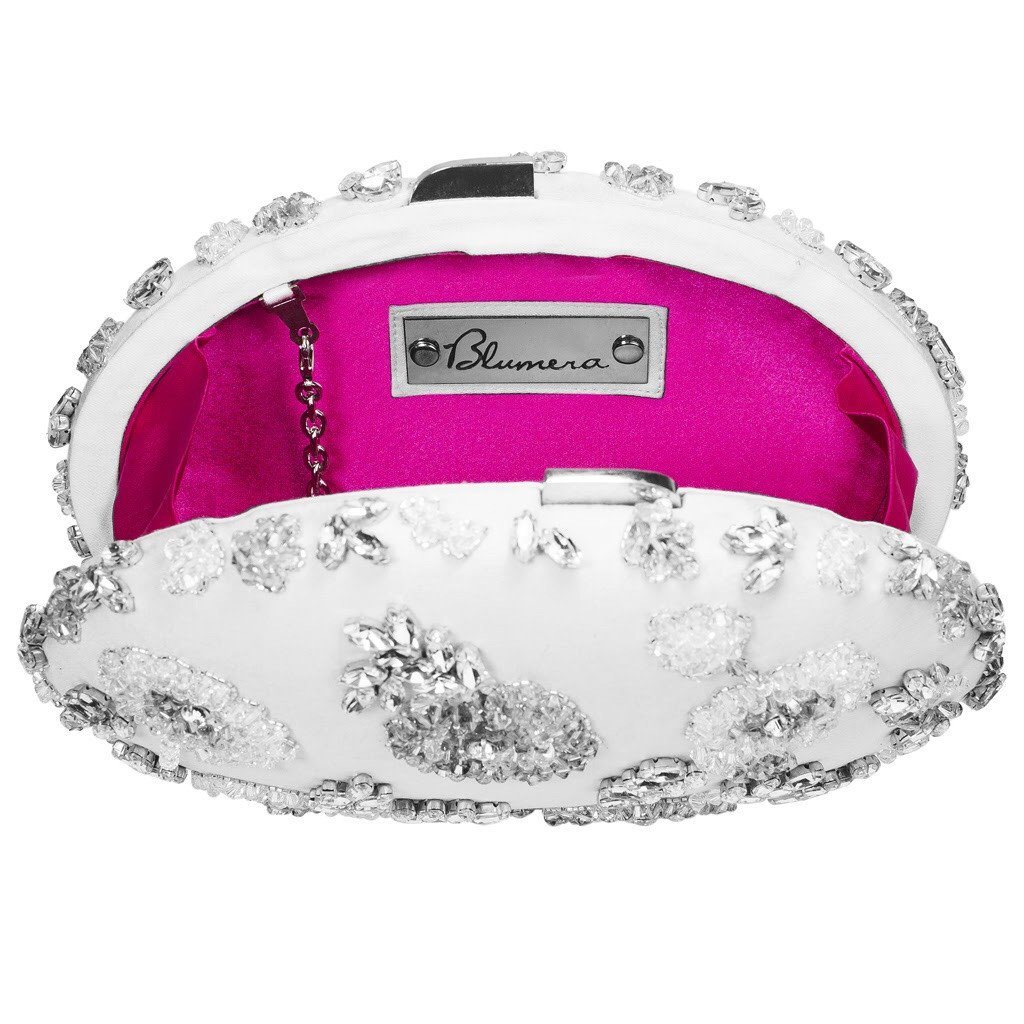 Elizabeth "Bridal" Jewel Clutch - Blumera