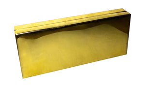 Gold Brass Handmade Clutch - Blumera