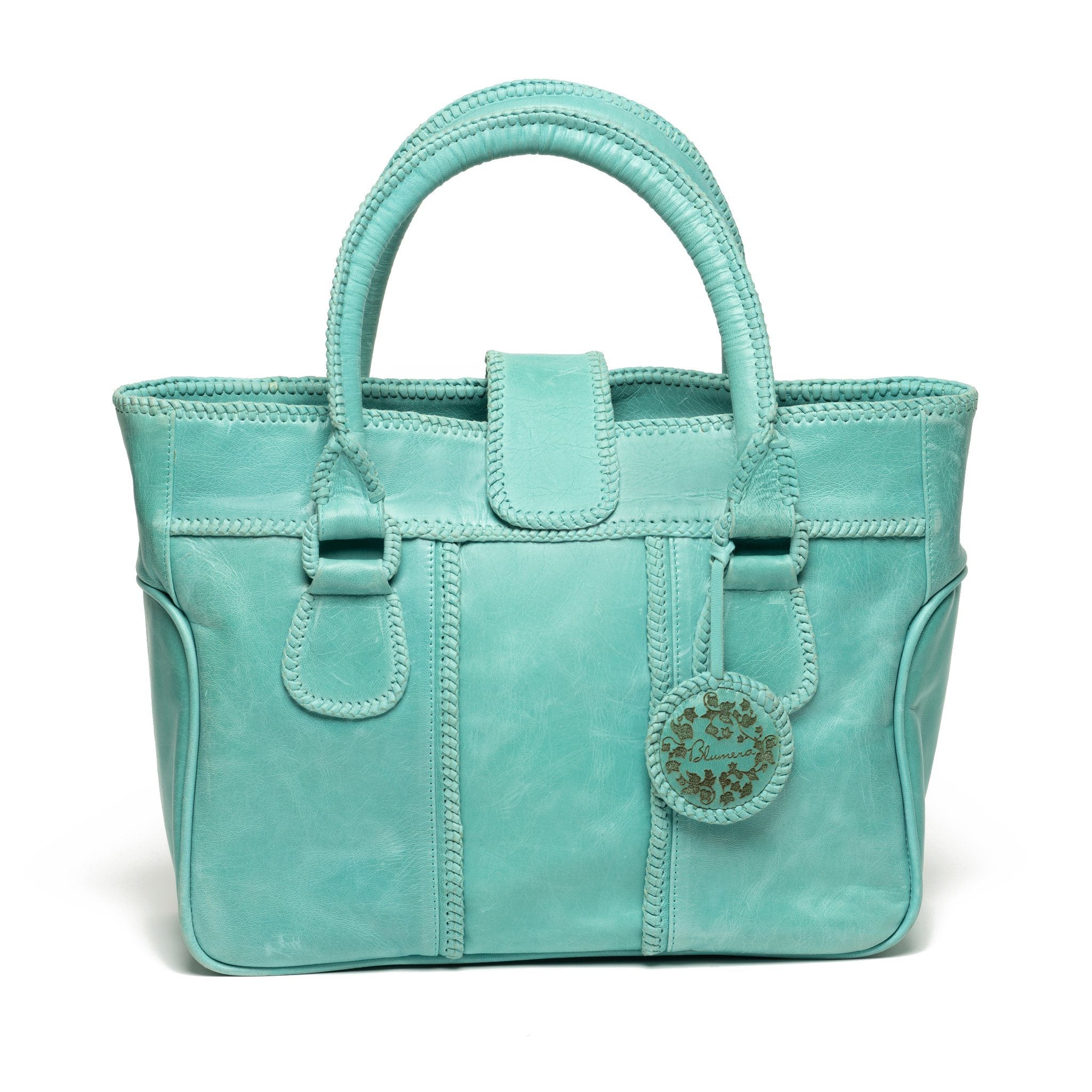 Manija Hand-Braided Laptop Tote - Blumera