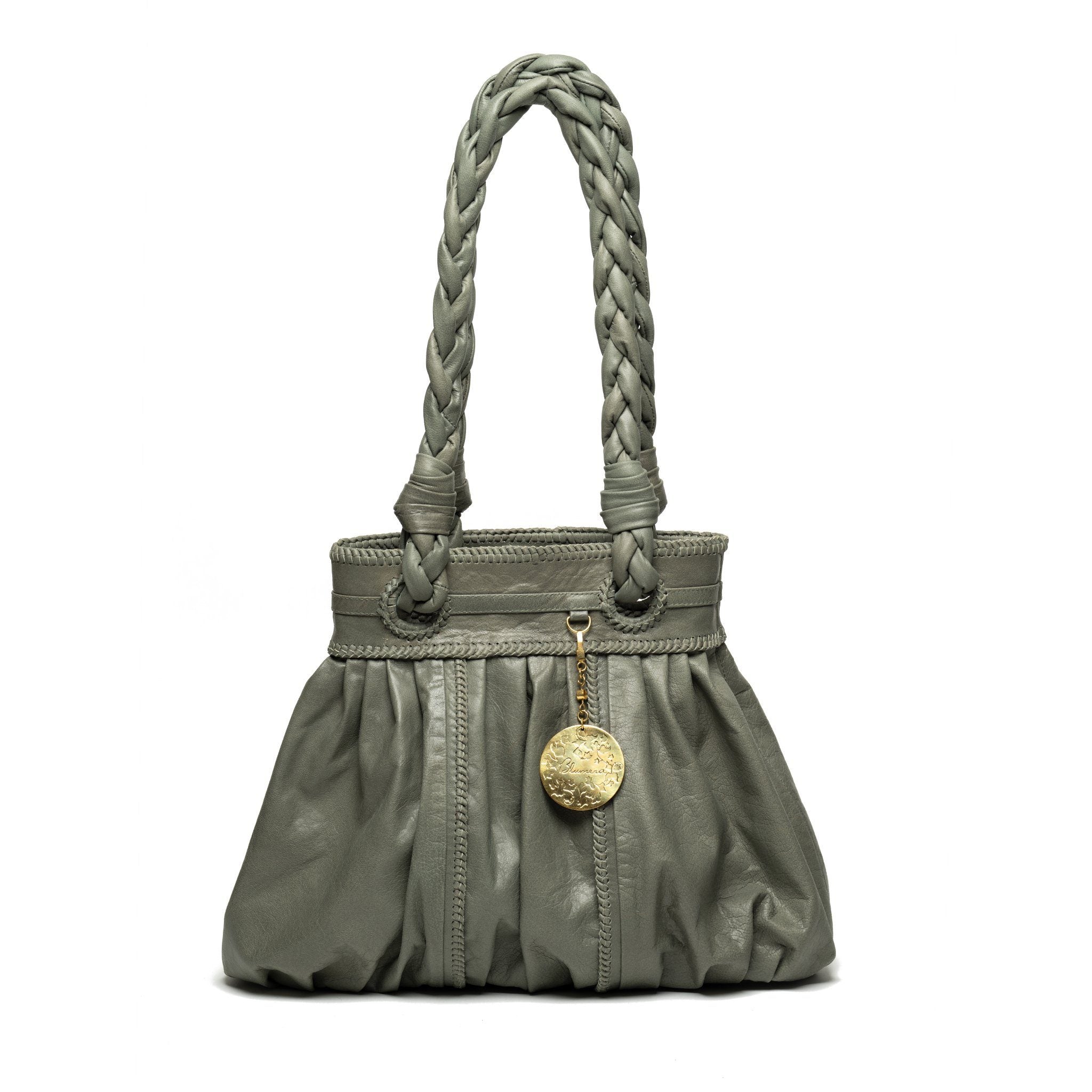Manija Hand-Braided Shoulder Bag - Blumera