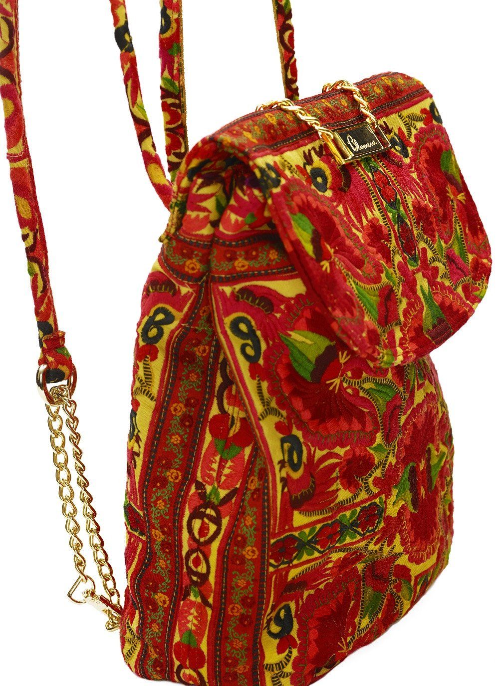 Nadine Red Backpack - Blumera
