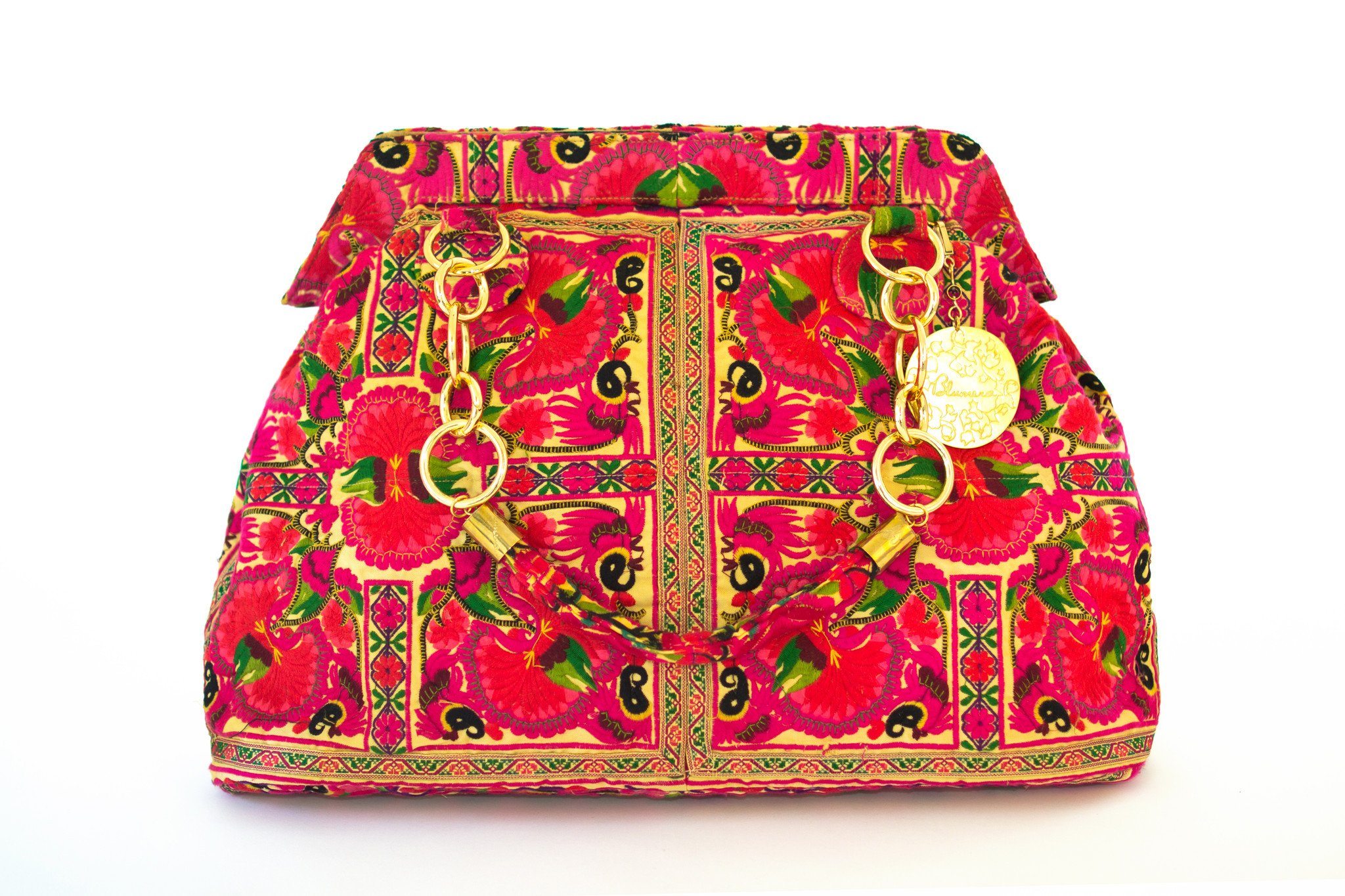 Nadine Red Carryall - Blumera