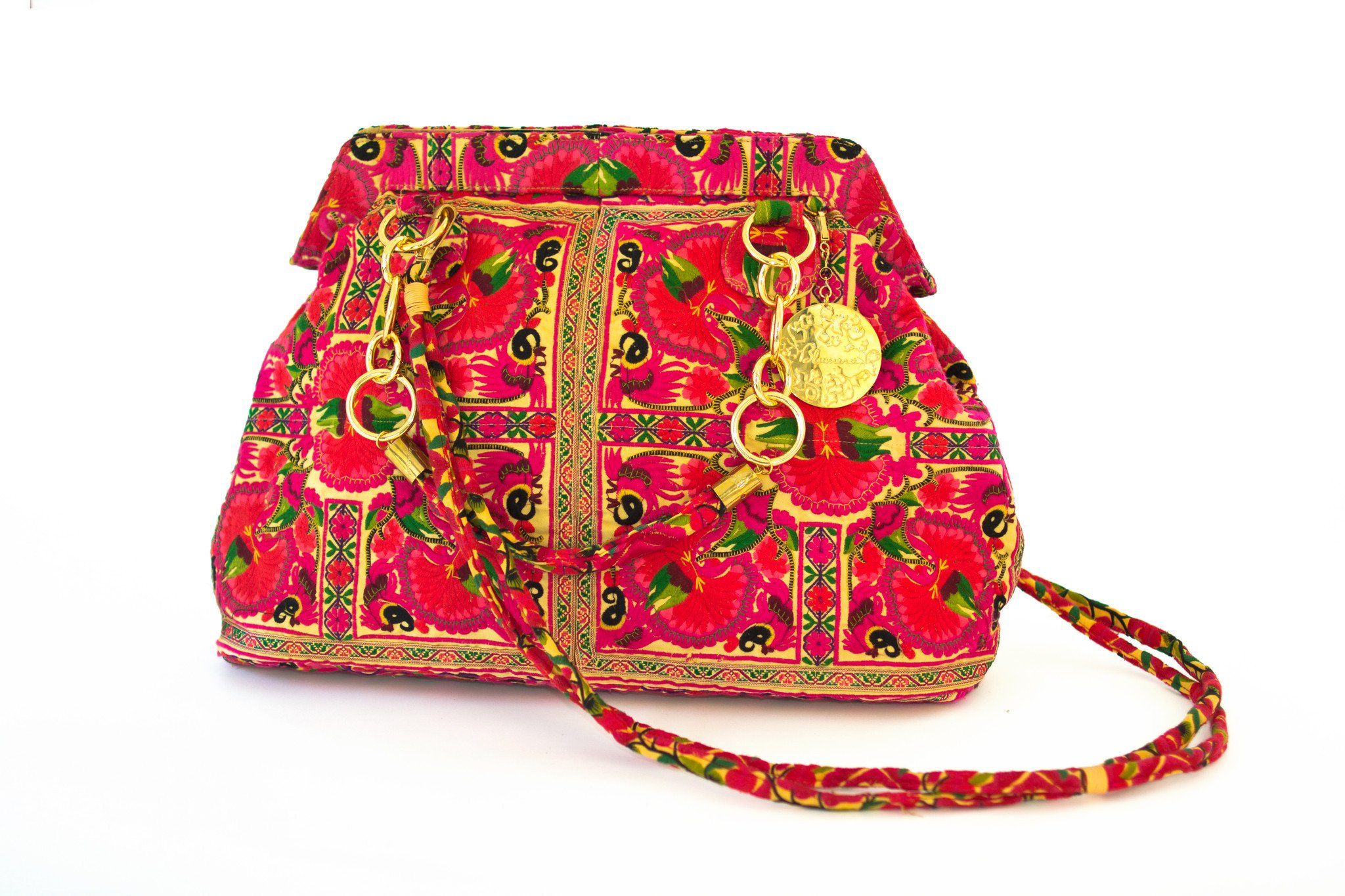 Nadine Red Carryall - Blumera