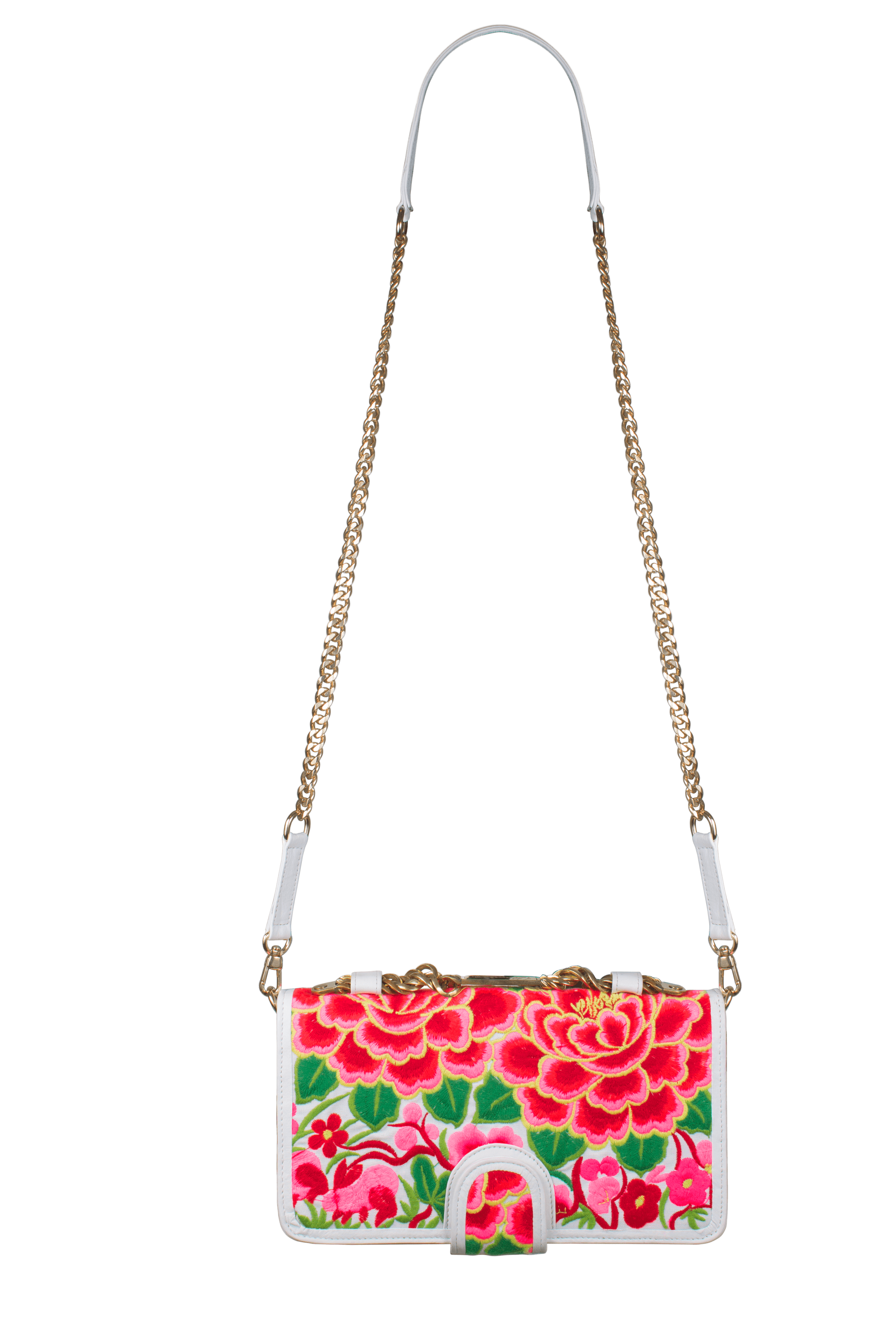 Nonny Classic Clutch in White - Blumera