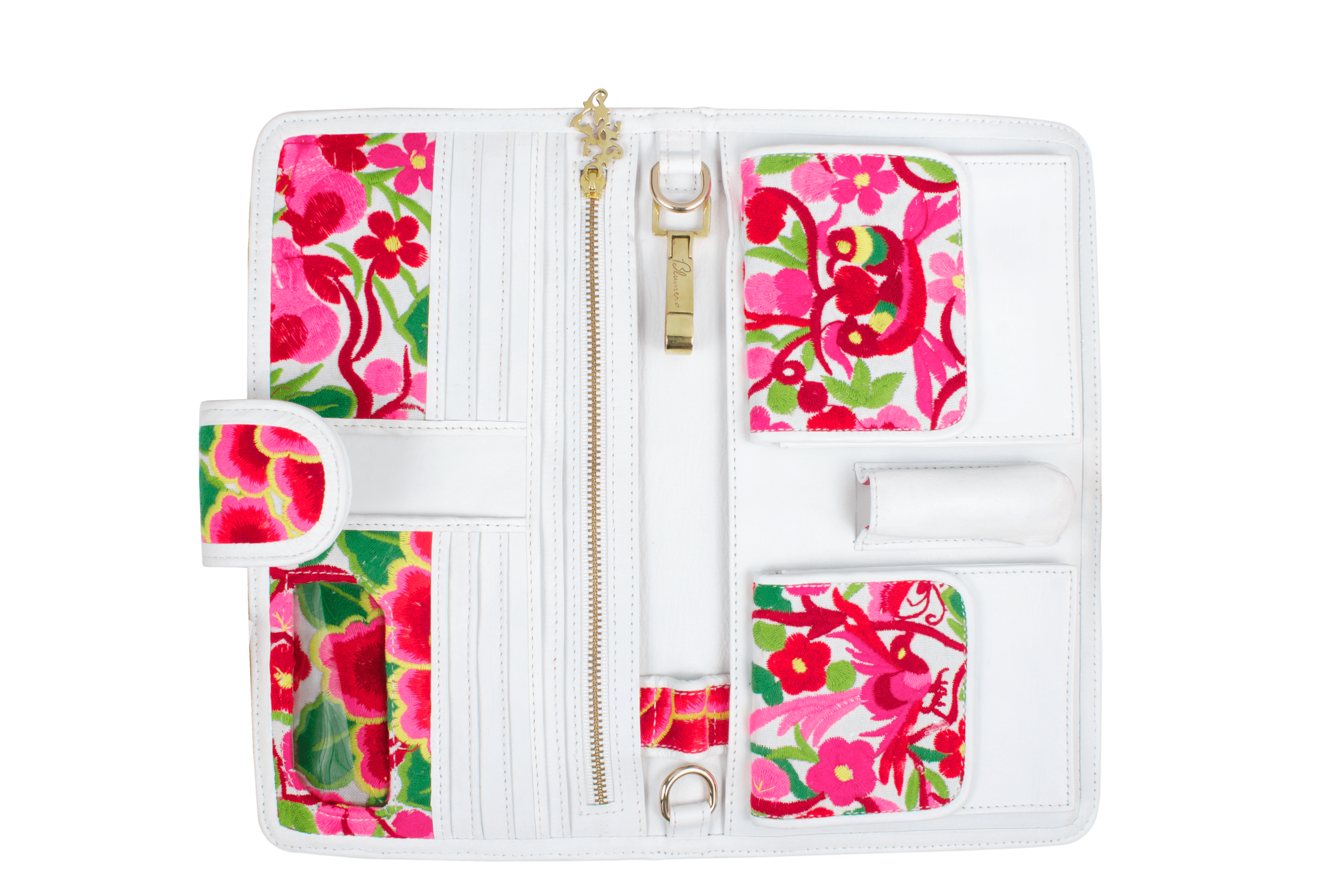 Nonny Classic Clutch in White - Blumera