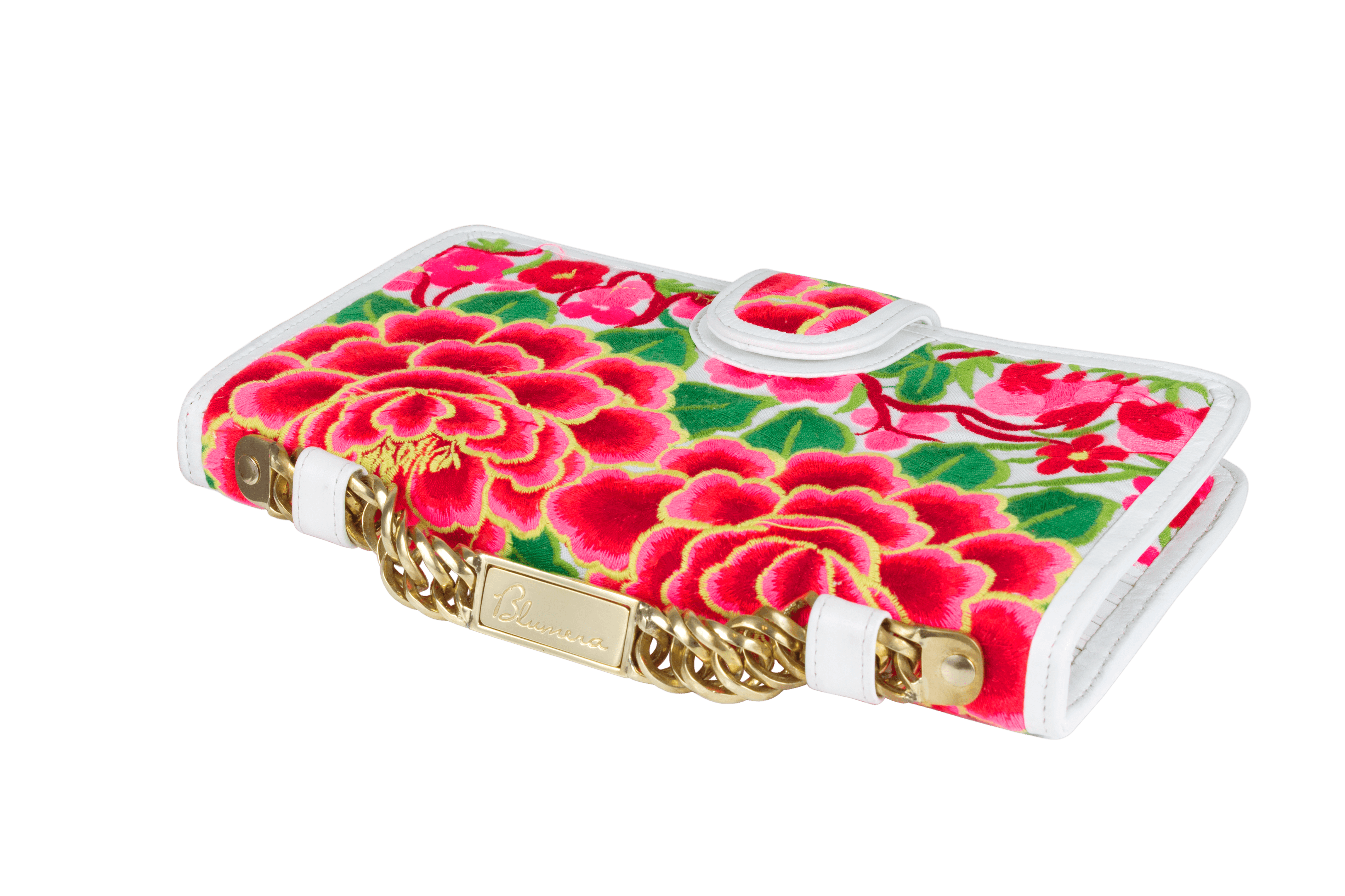Nonny Classic Clutch in White - Blumera