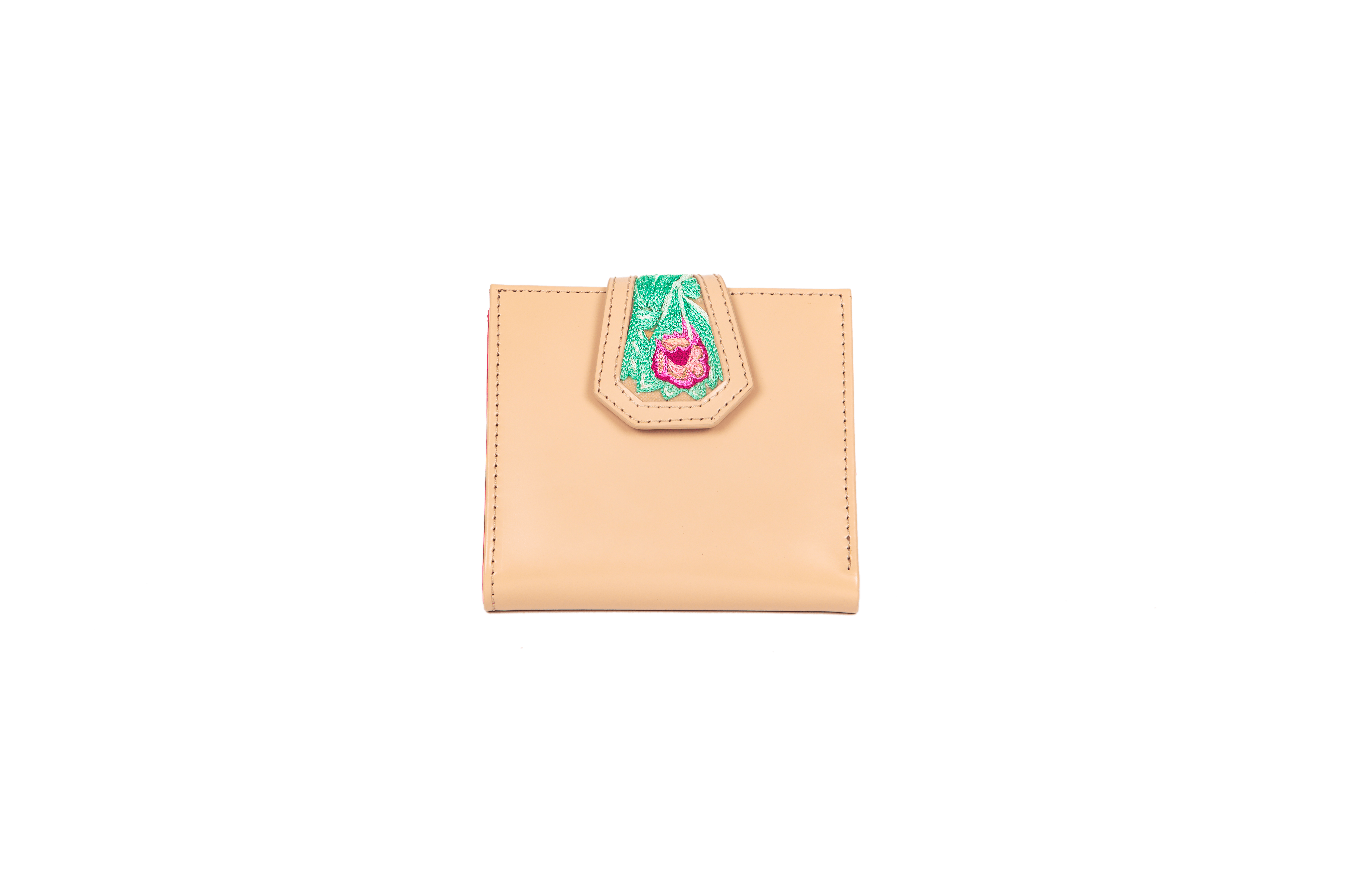Poppies! Beige Wallet - Blumera