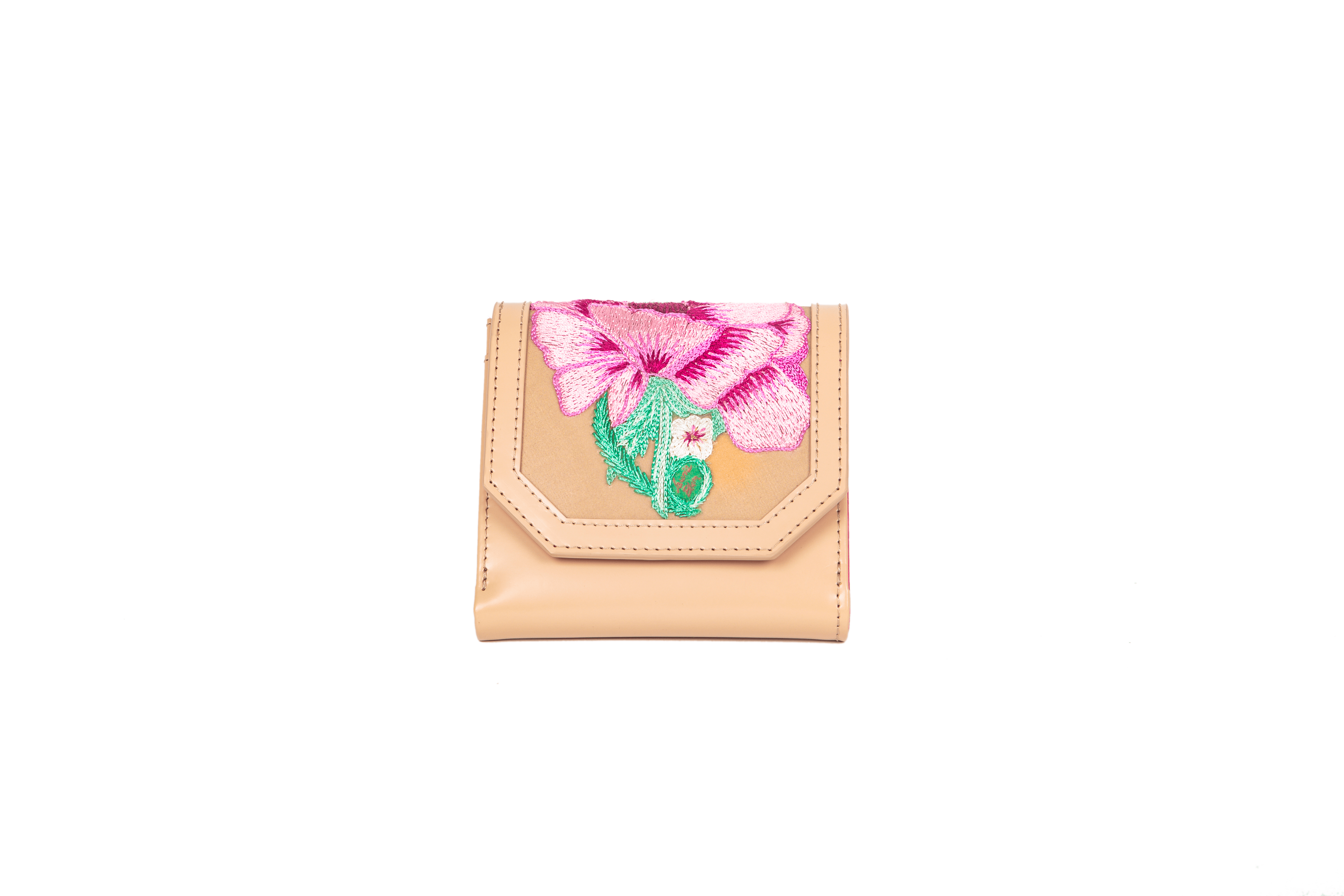 Poppies! Beige Wallet - Blumera