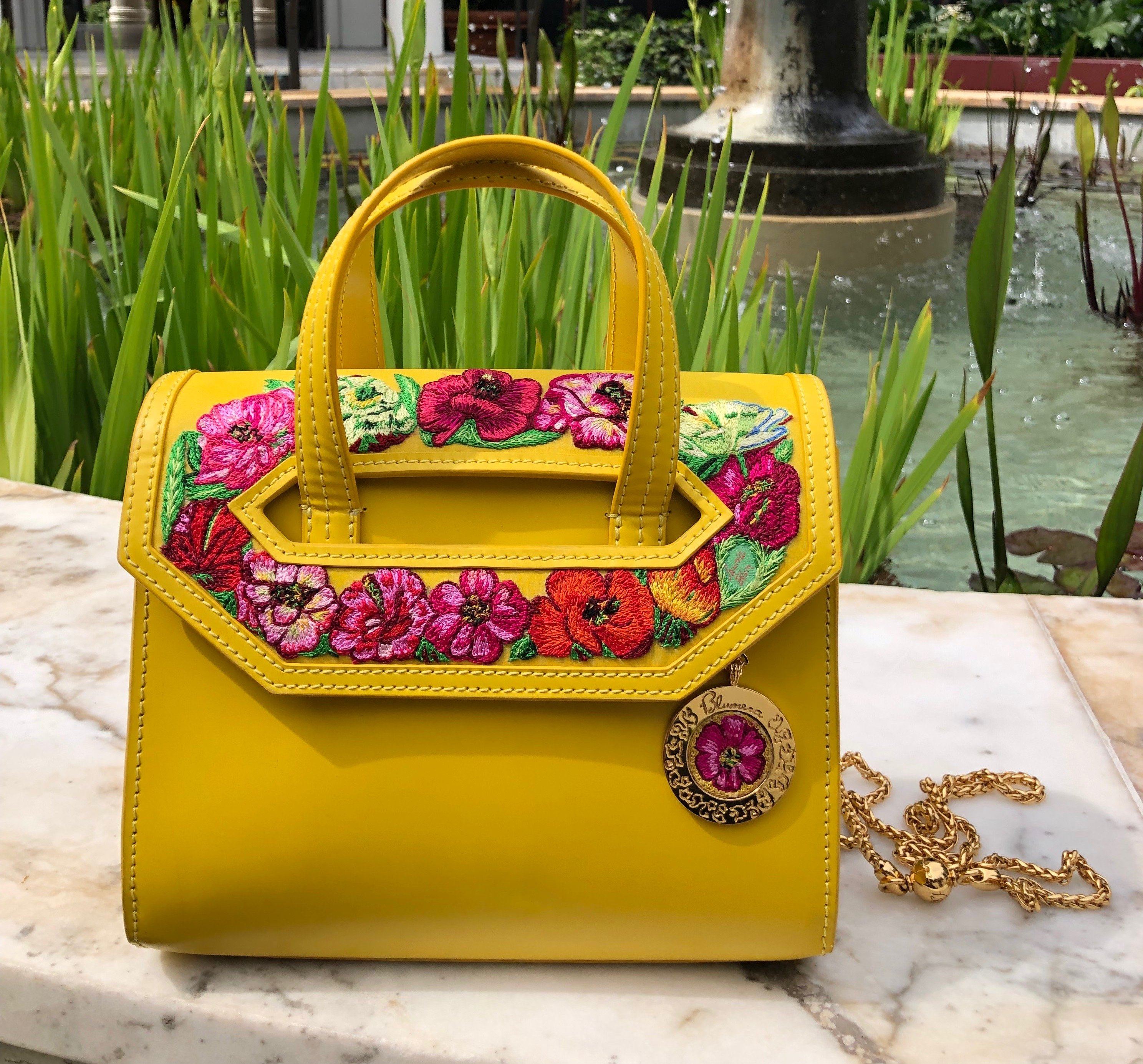 Poppies! Hand-Embroidered Medallion - Blumera