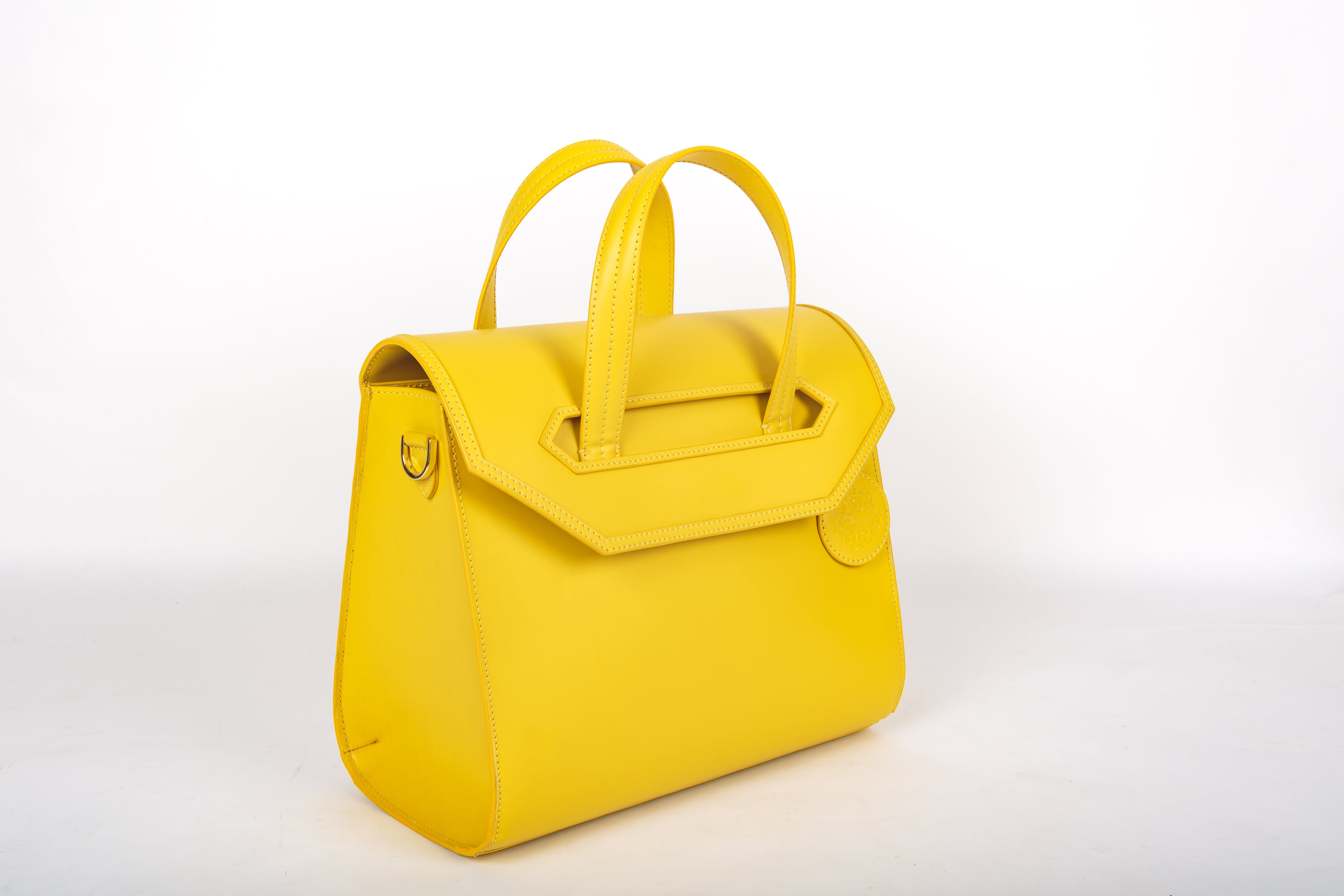 Poppies Large Satchel Yellow Blumera