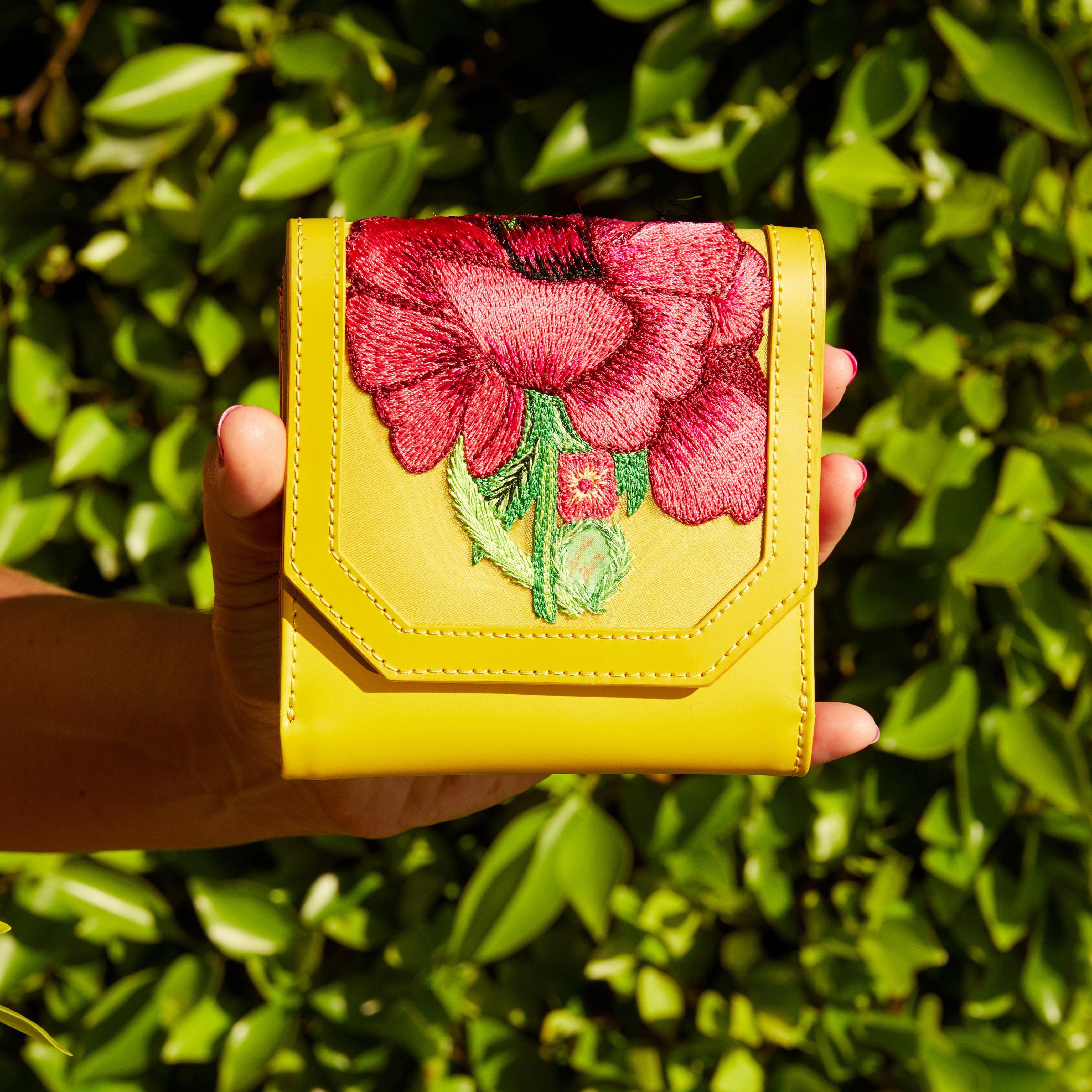 Poppies! Yellow Wallet - Blumera