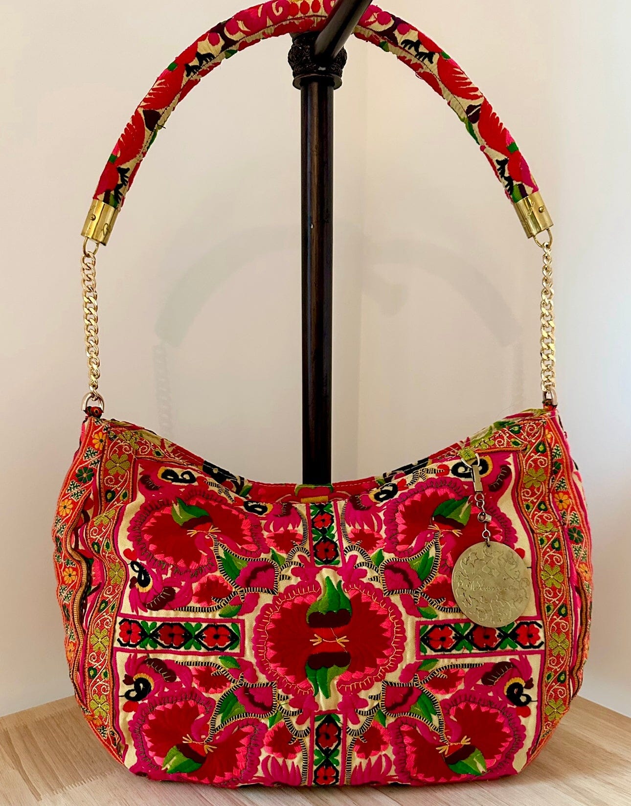 Red Crescent Moon Shoulder Bag Blumera