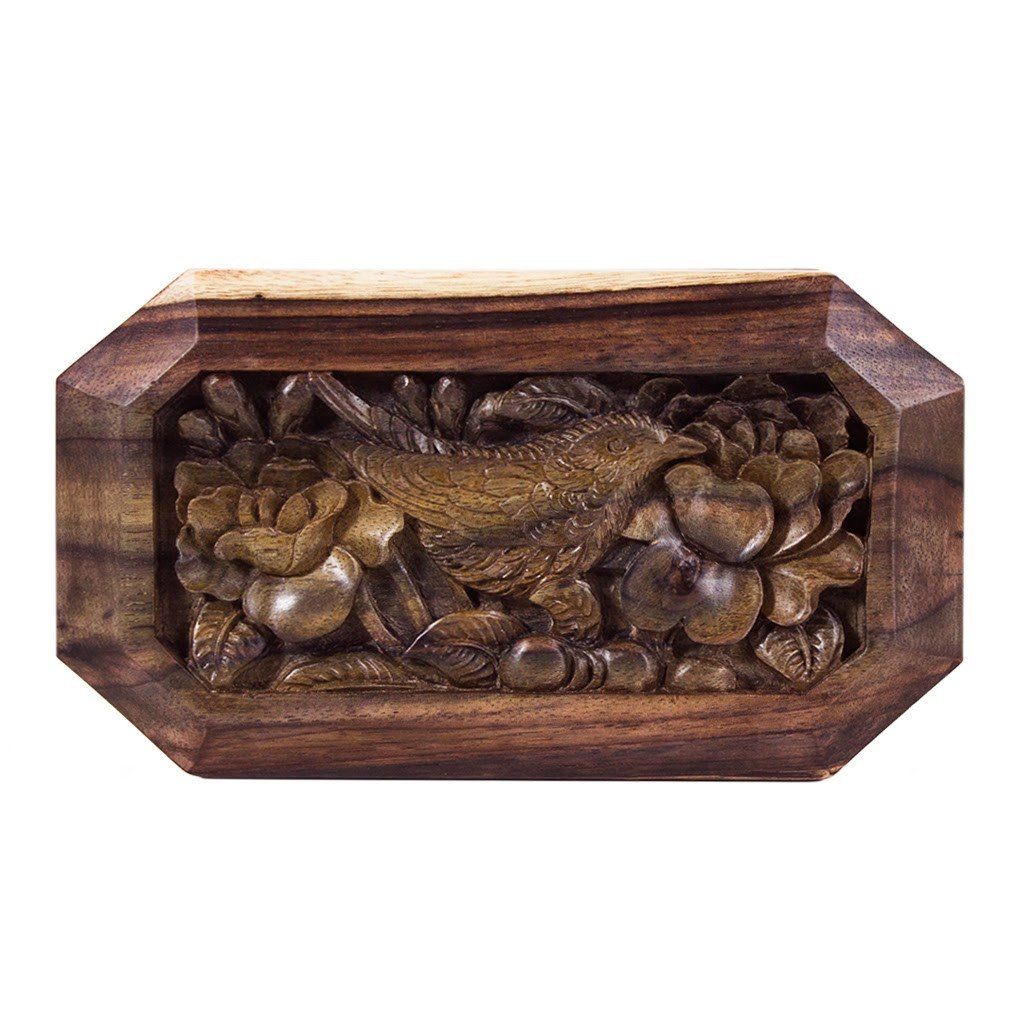 Sonokeling Wood Carved Clutch - Limited Edition - Blumera