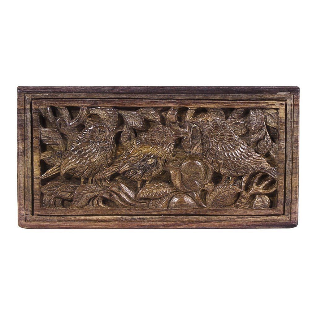 Sonokeling Wood Carved Clutch - Limited Edition - Blumera