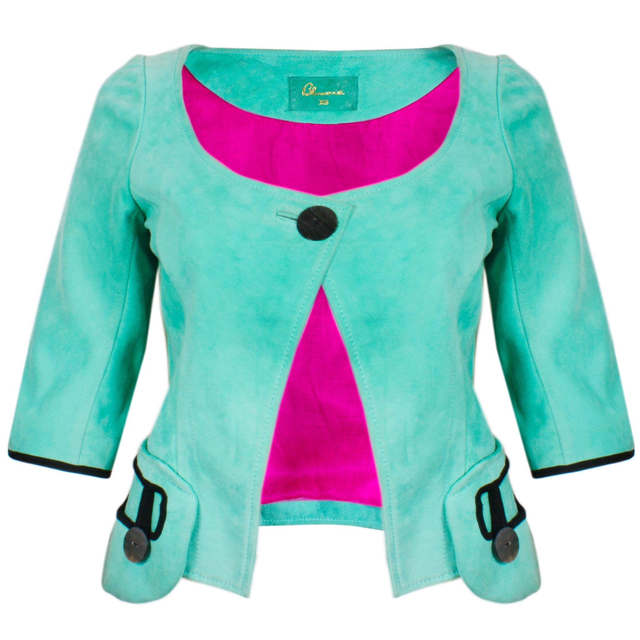Suede Pocket Bolero - Blumera