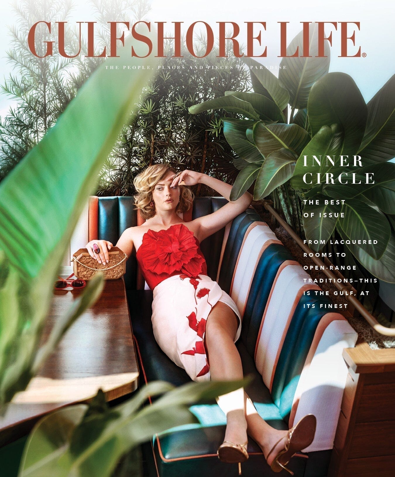 Cover of Gulfshore Life: Blumera Natural Wood Poppies Clutch
