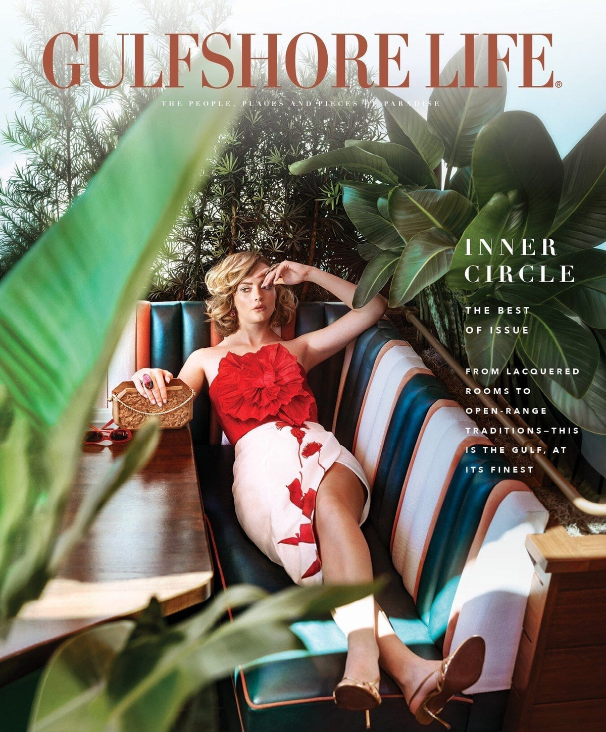 Cover of Gulfshore Life: Blumera Natural Wood Poppies Clutch