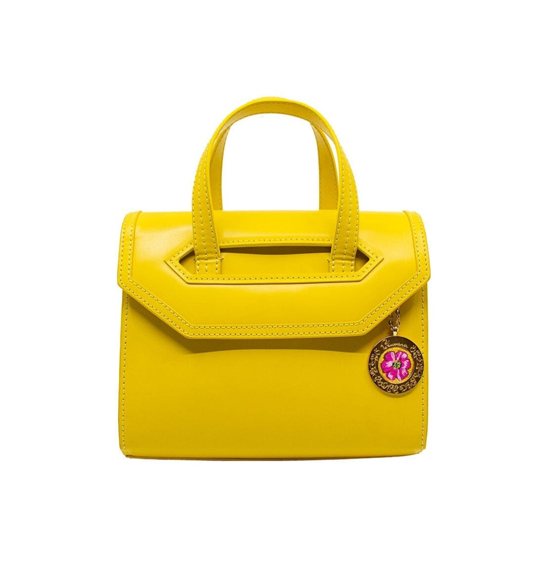 Poppies Mini Satchel Yellow Blumera 