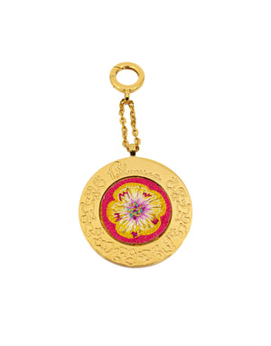 Poppies! Small Hand-Embroidered Medallion Blumera 