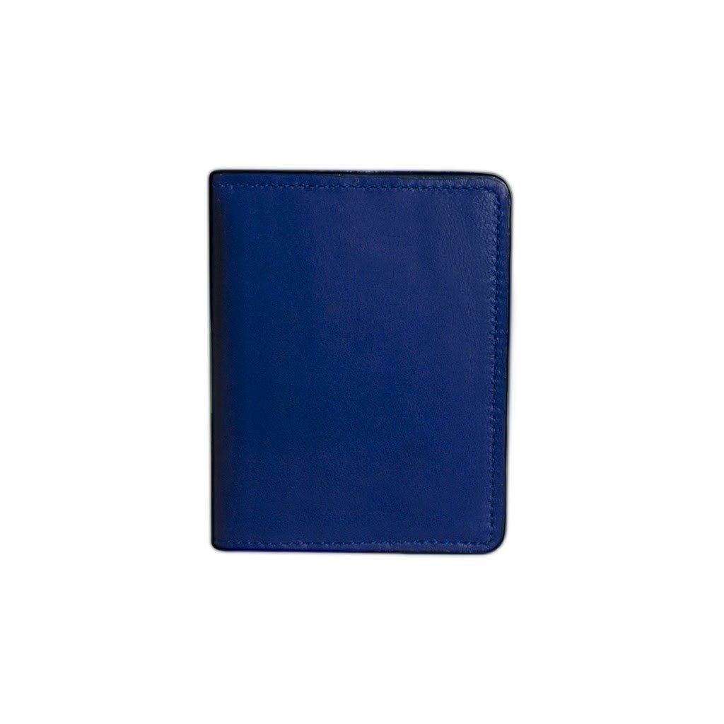 Men's Bright Blue Leather Wallet