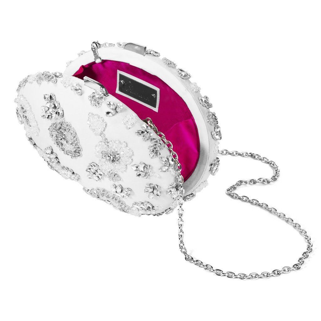 Elizabeth "Bridal" Jewel Clutch - Blumera