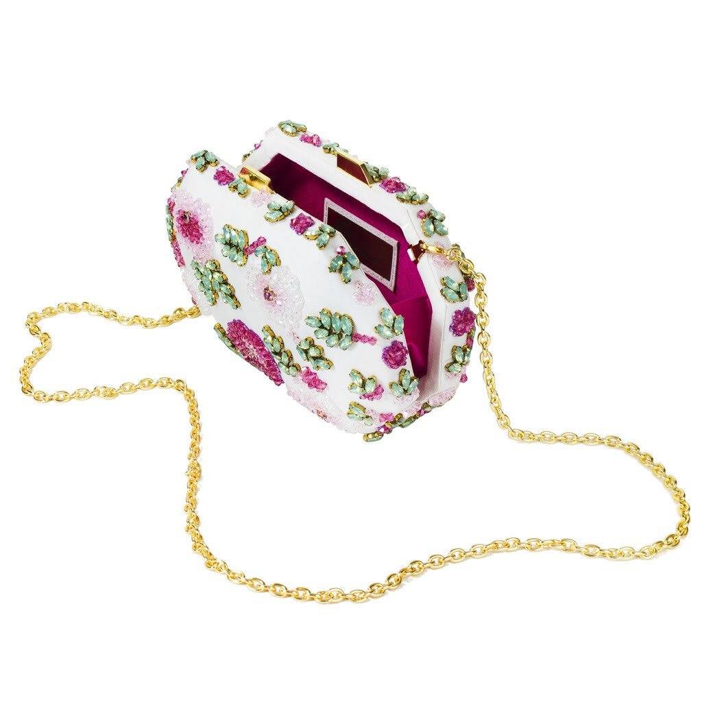 Elizabeth "Mint" Jewel Clutch - Blumera