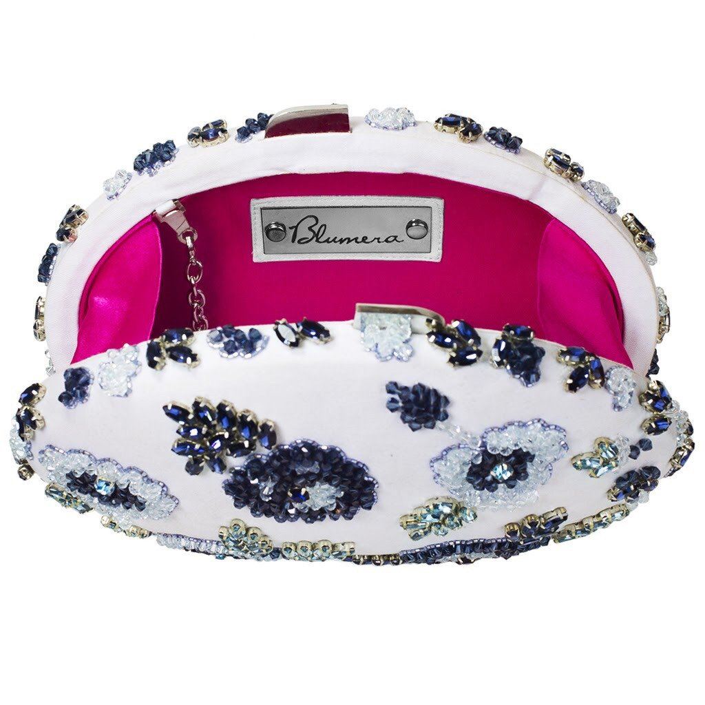 Elizabeth "Something Blue" Jewel Clutch - Blumera