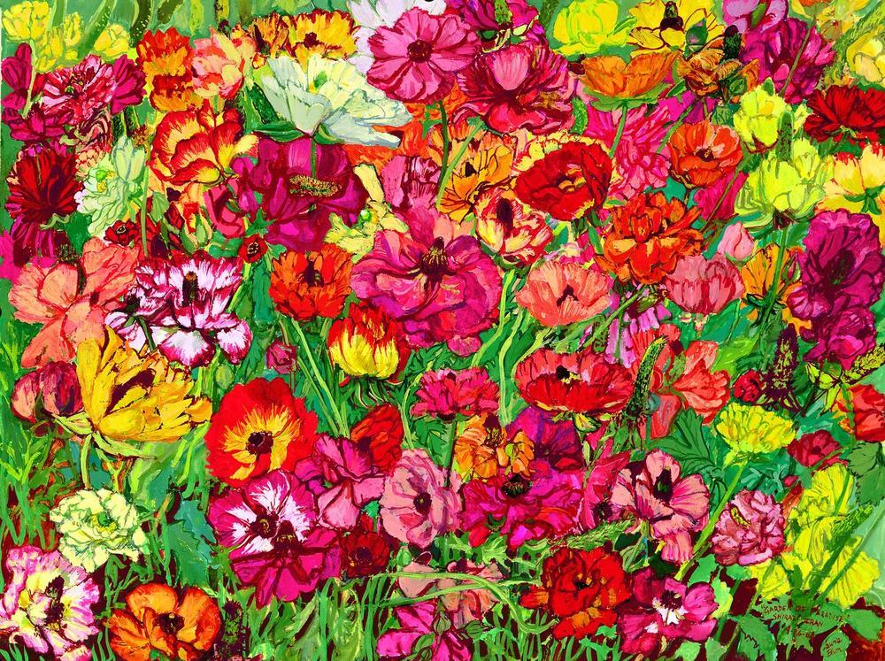 Giclee Print of Laurie Blum's "Poppies!" Painting - Blumera