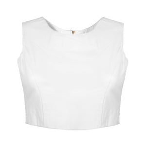 Lambskin Crop Top (available in more colors) - Blumera