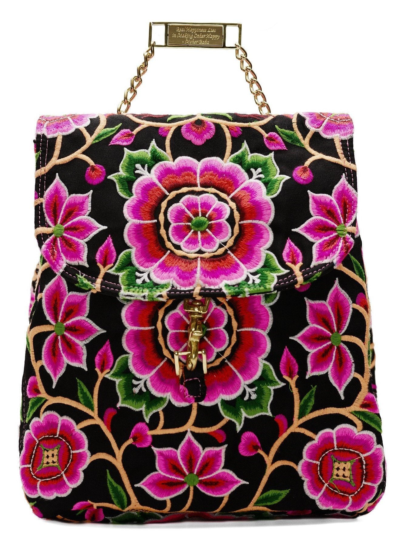 Nadine Black Backpack - Blumera