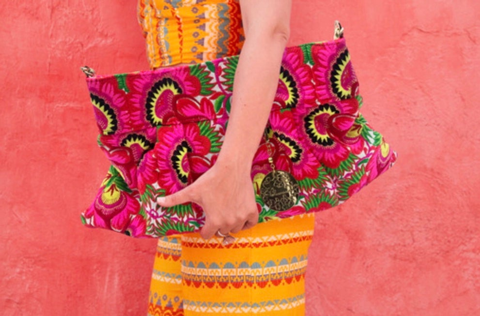 Nadine Oversized Clutch with optional shoulder strap Clutch Blumera 