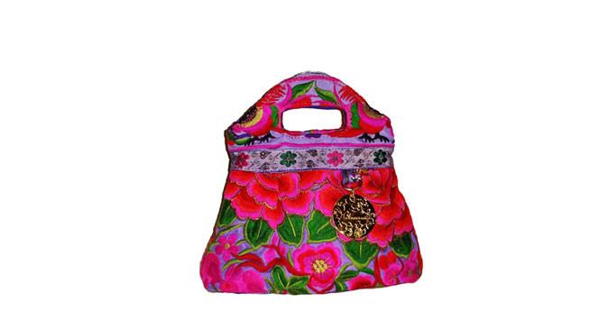 Nadine Purple Carryall Mini Tote - Blumera