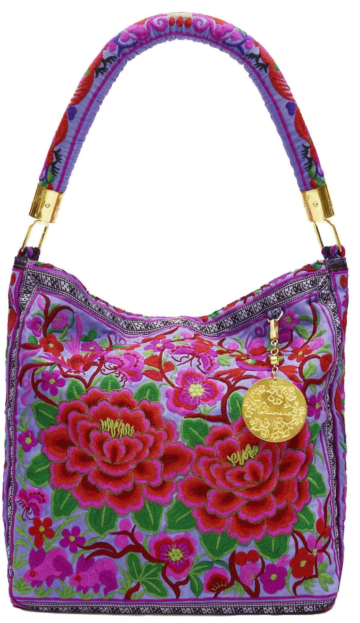 Nadine Purple Shoulder Bag - Blumera