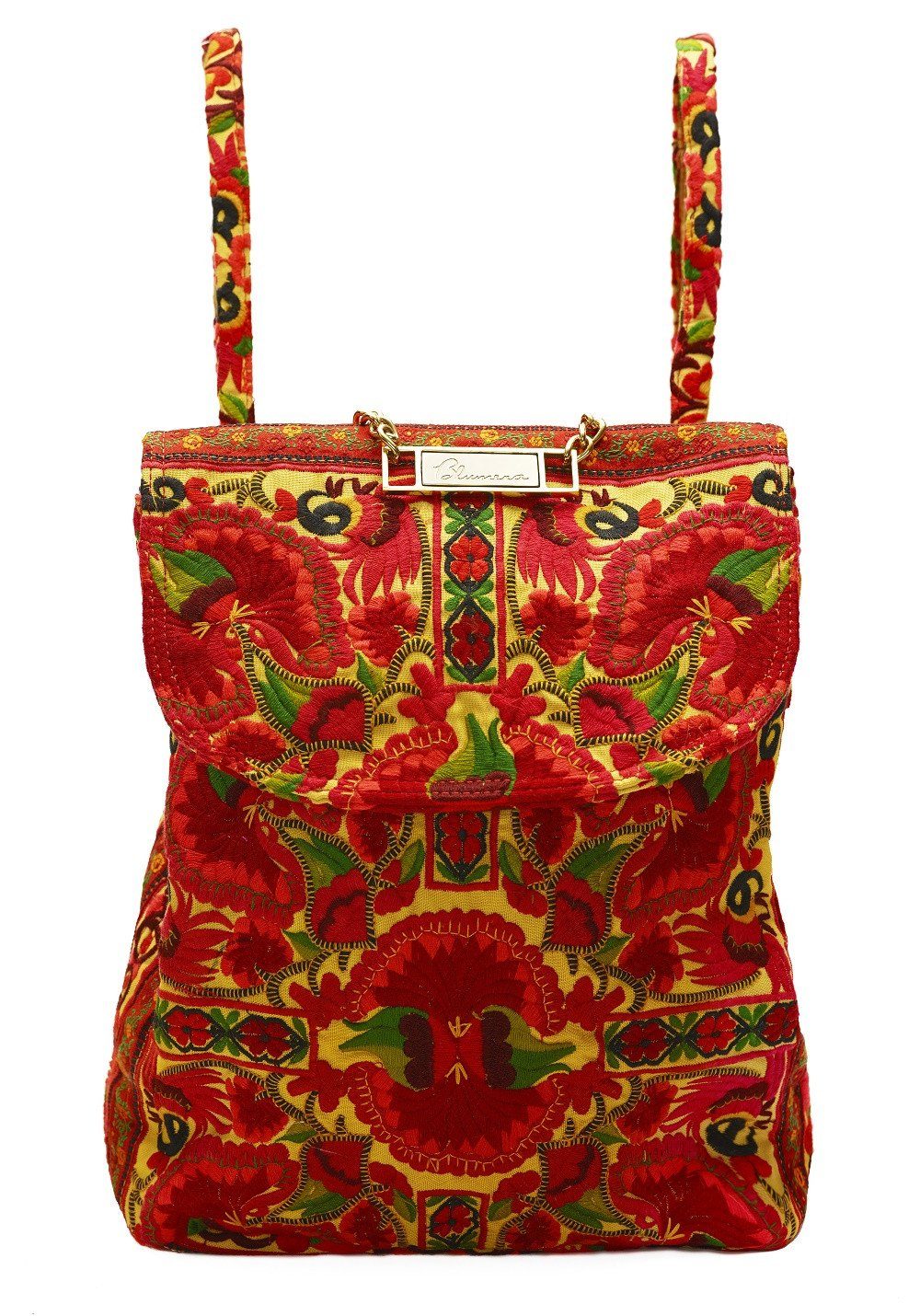 Nadine Red Backpack - Blumera
